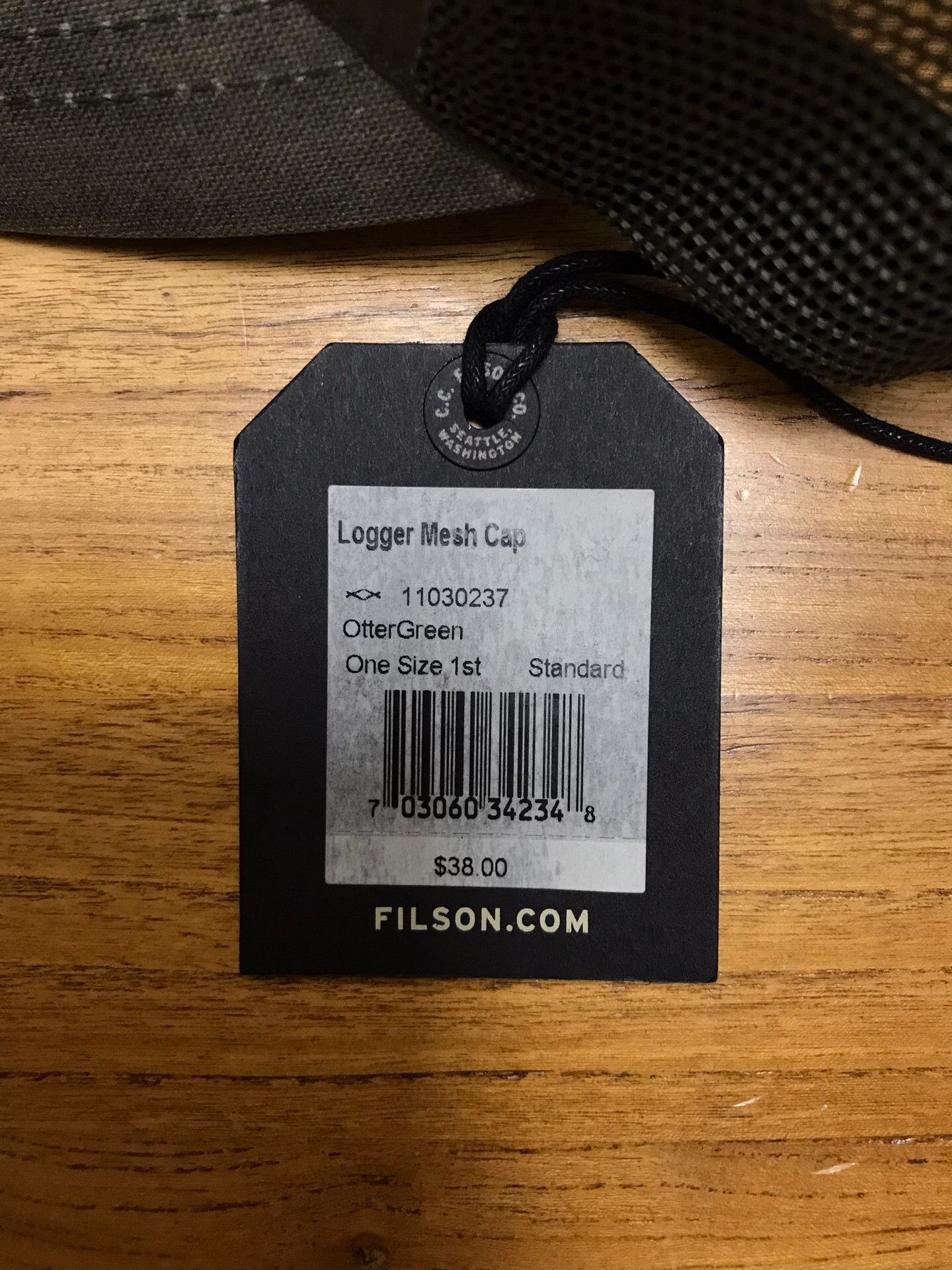 Filson Filson Otter Green Waxed Canvas Cap Size ONE SIZE - 7 Thumbnail