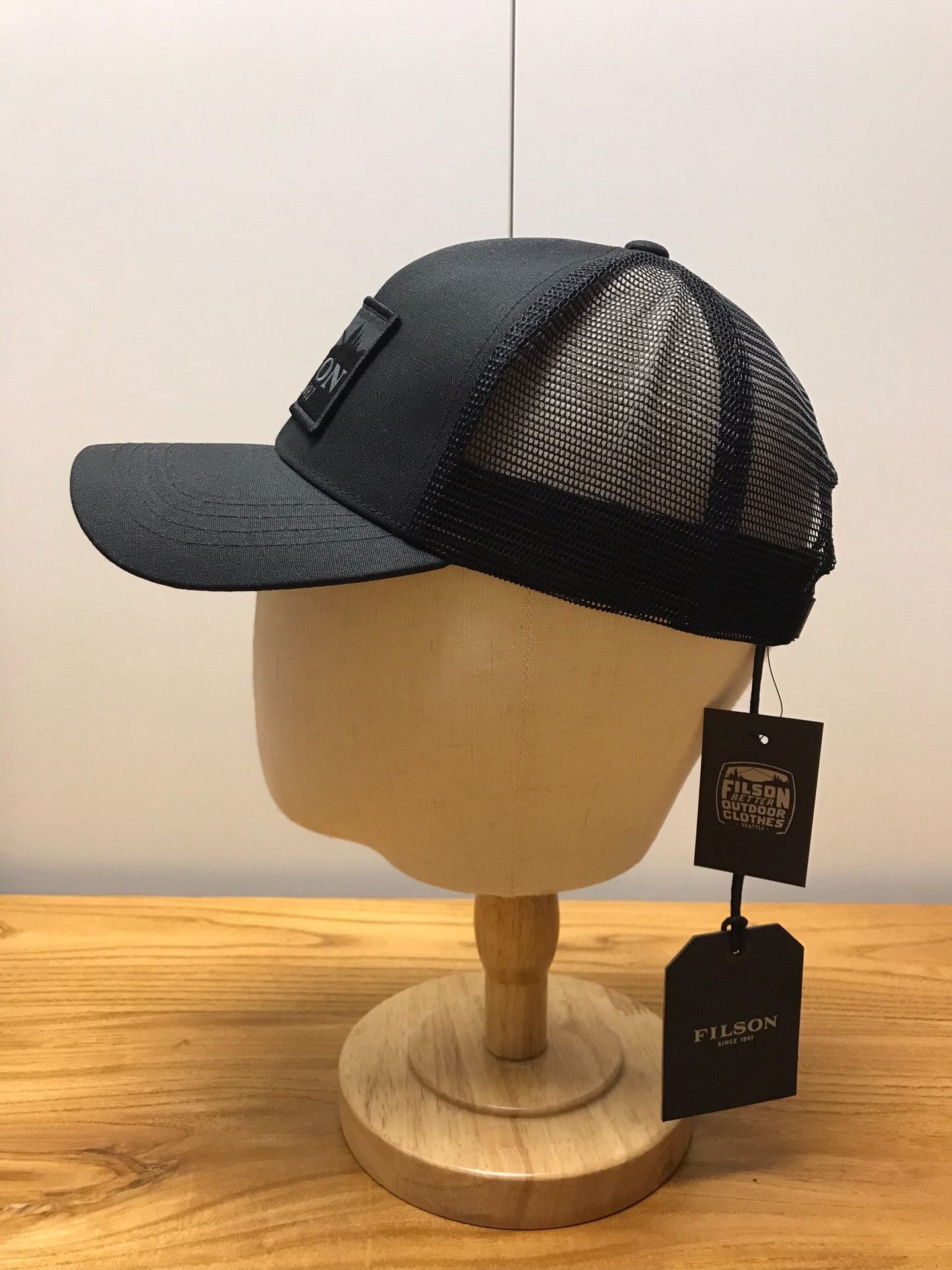 Filson Filson 11030237 Black Mesh Baseball Cap Size ONE SIZE - 2 Thumbnail