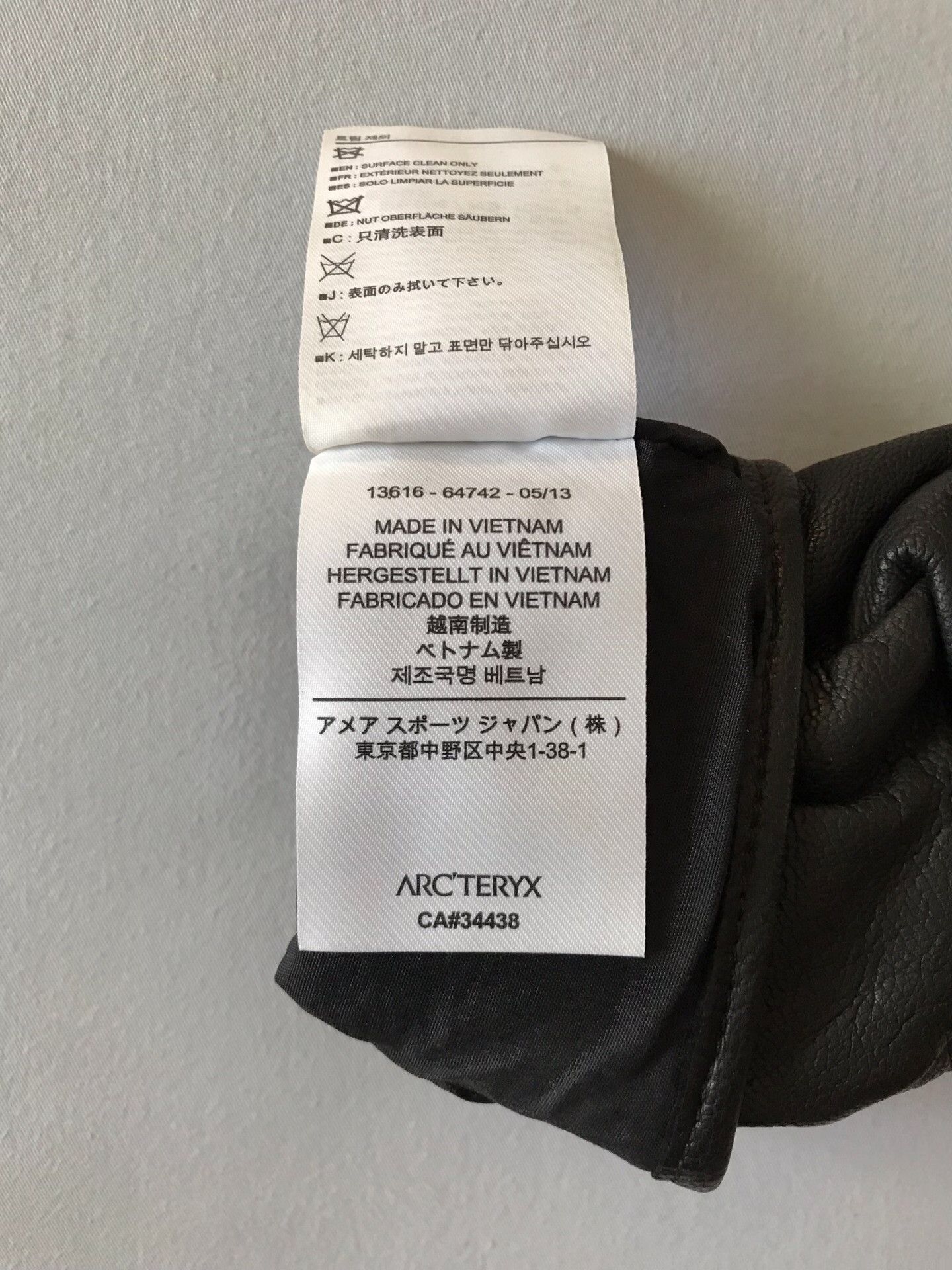 Arc'teryx Arc'Teryx 13616 Black Goatskin Tactical Gloves Size ONE SIZE - 9 Thumbnail