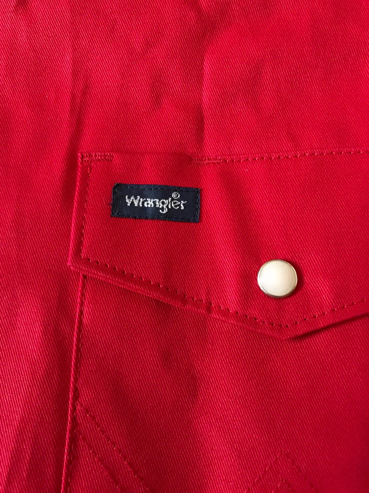 Wrangler Wrangler MS70619 Red Western Shirt M Size US M / EU 48-50 / 2 - 6 Thumbnail