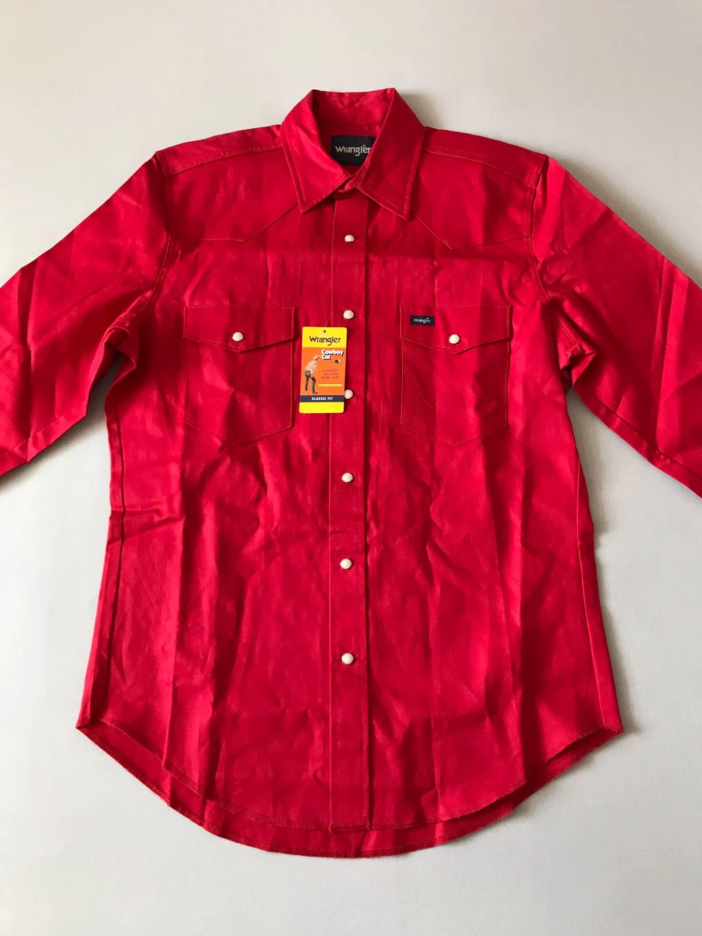 Wrangler Wrangler MS70619 Red Western Shirt M Size US M / EU 48-50 / 2 - 3 Thumbnail