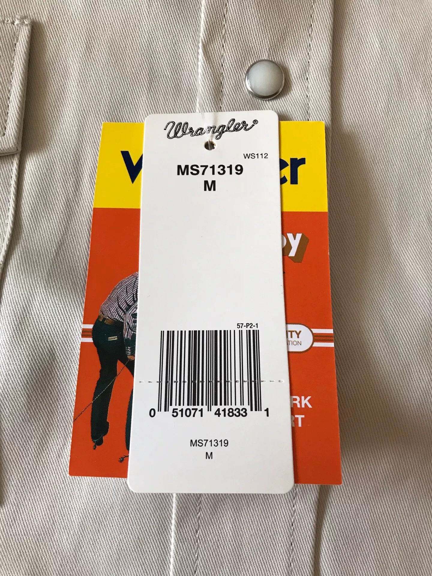 Wrangler Wrangler MS71319 Western Shirt Size US M / EU 48-50 / 2 - 8 Thumbnail