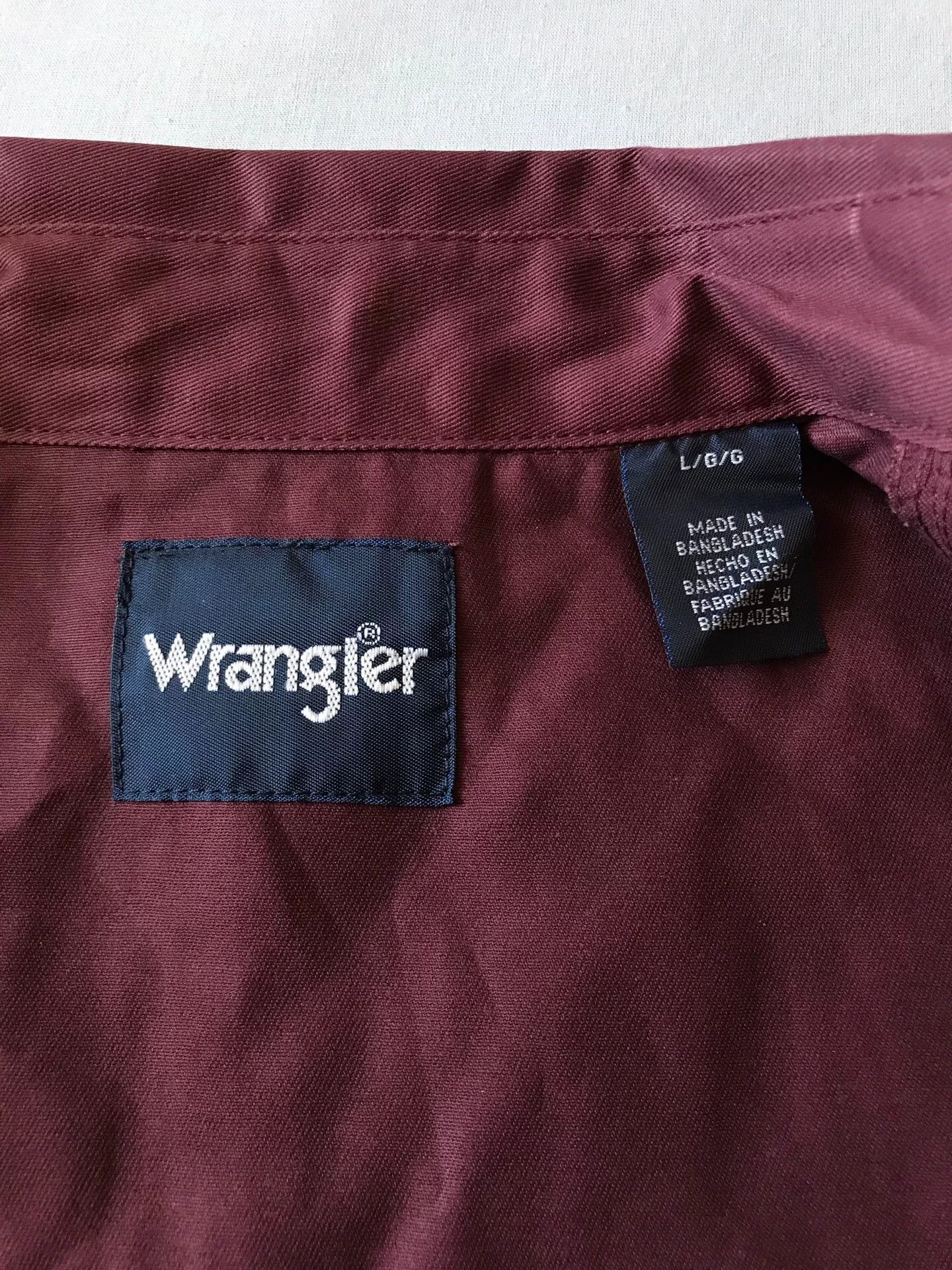 Wrangler Wrangler MS70719 Red Western Shirt Size US L / EU 52-54 / 3 - 7 Thumbnail