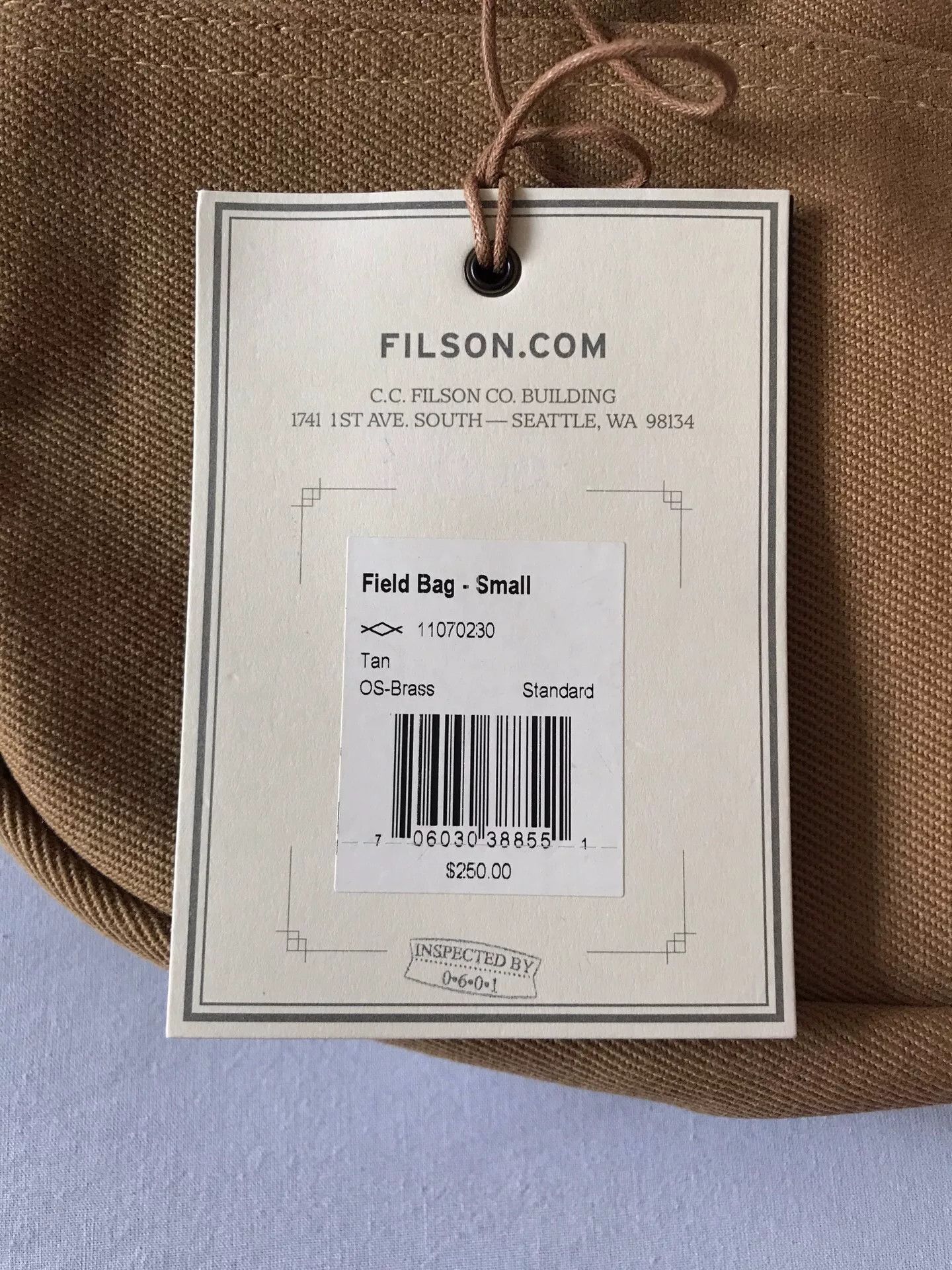 Filson Filson 70230 Brown Small Crossbody Bag Size ONE SIZE - 8 Thumbnail