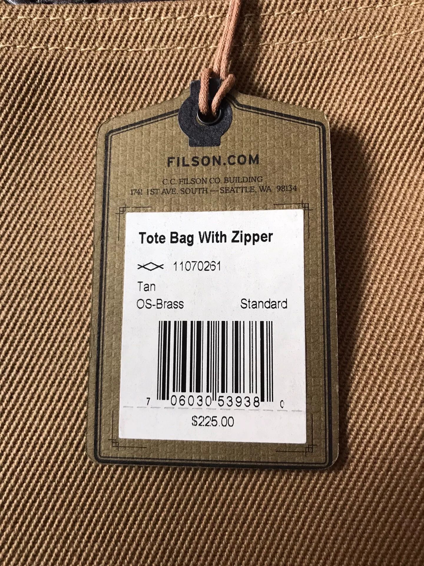 Filson Filson 70261 Heavy Canvas Tote Bag Size ONE SIZE - 8 Thumbnail