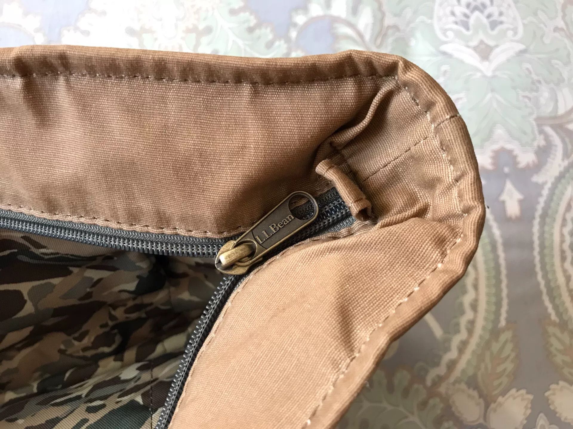 L.L. Bean L.L.Bean Waxed Canvas Vintage Tote Size ONE SIZE - 6 Thumbnail