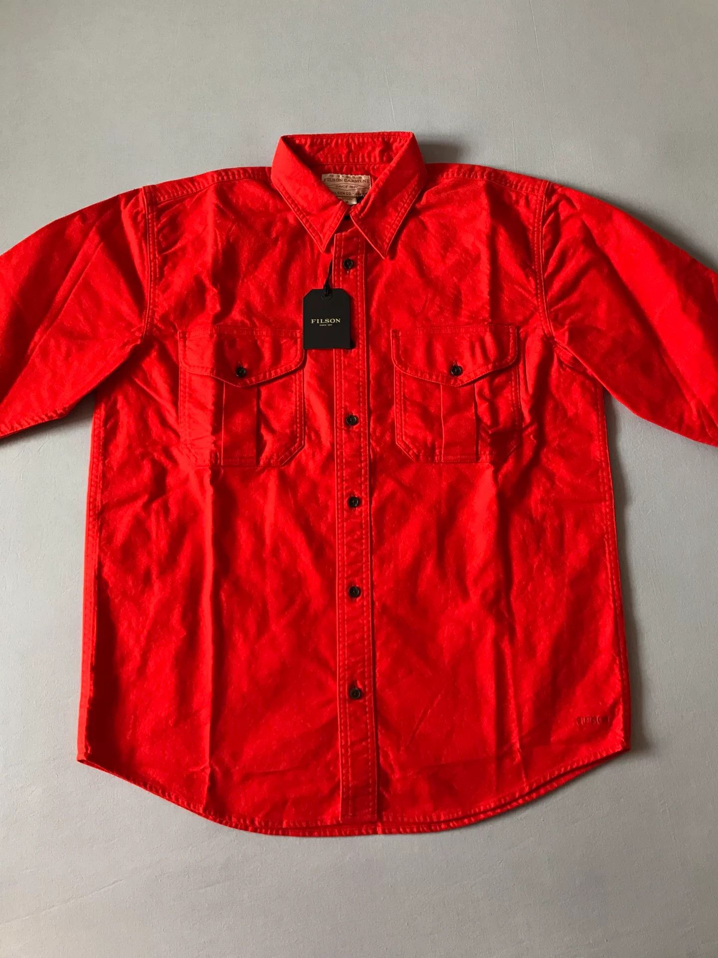 Filson Filson Flame Red Heavyweight Flannel Work Shirt Size US M / EU 48-50 / 2 - 3 Thumbnail