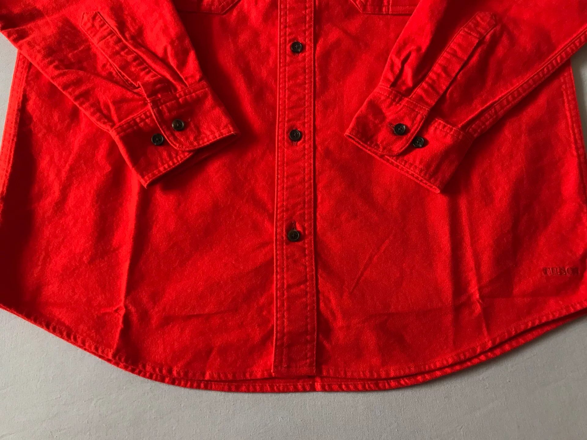 Filson Filson Flame Red Heavyweight Flannel Work Shirt Size US M / EU 48-50 / 2 - 5 Thumbnail