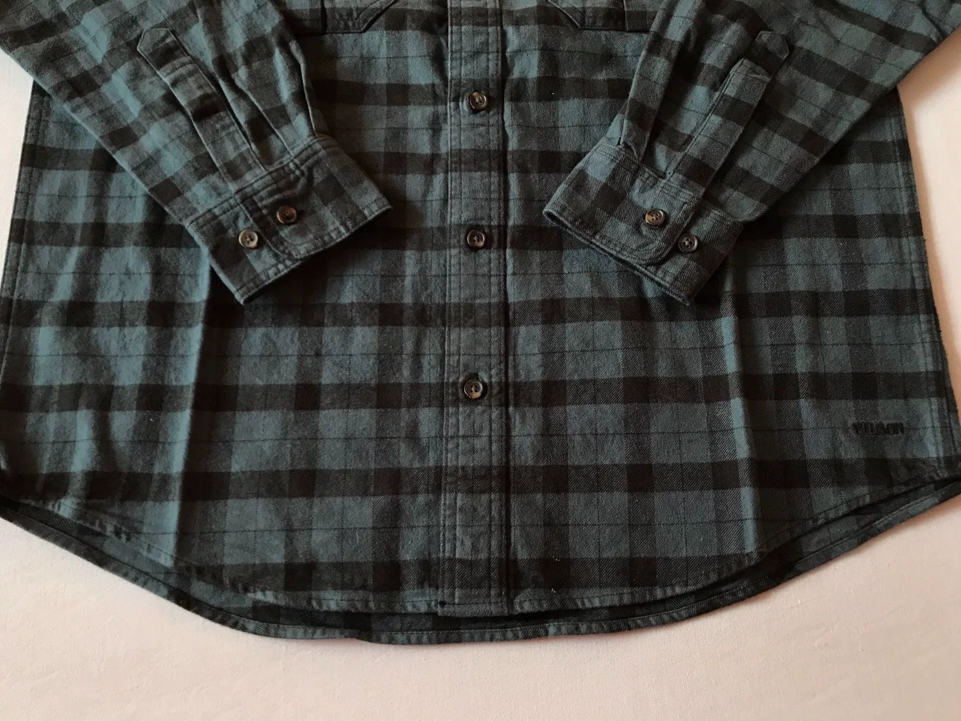 Filson Filson 11012006 Midnight Black Flannel Work Shirt Size US M / EU 48-50 / 2 - 5 Thumbnail