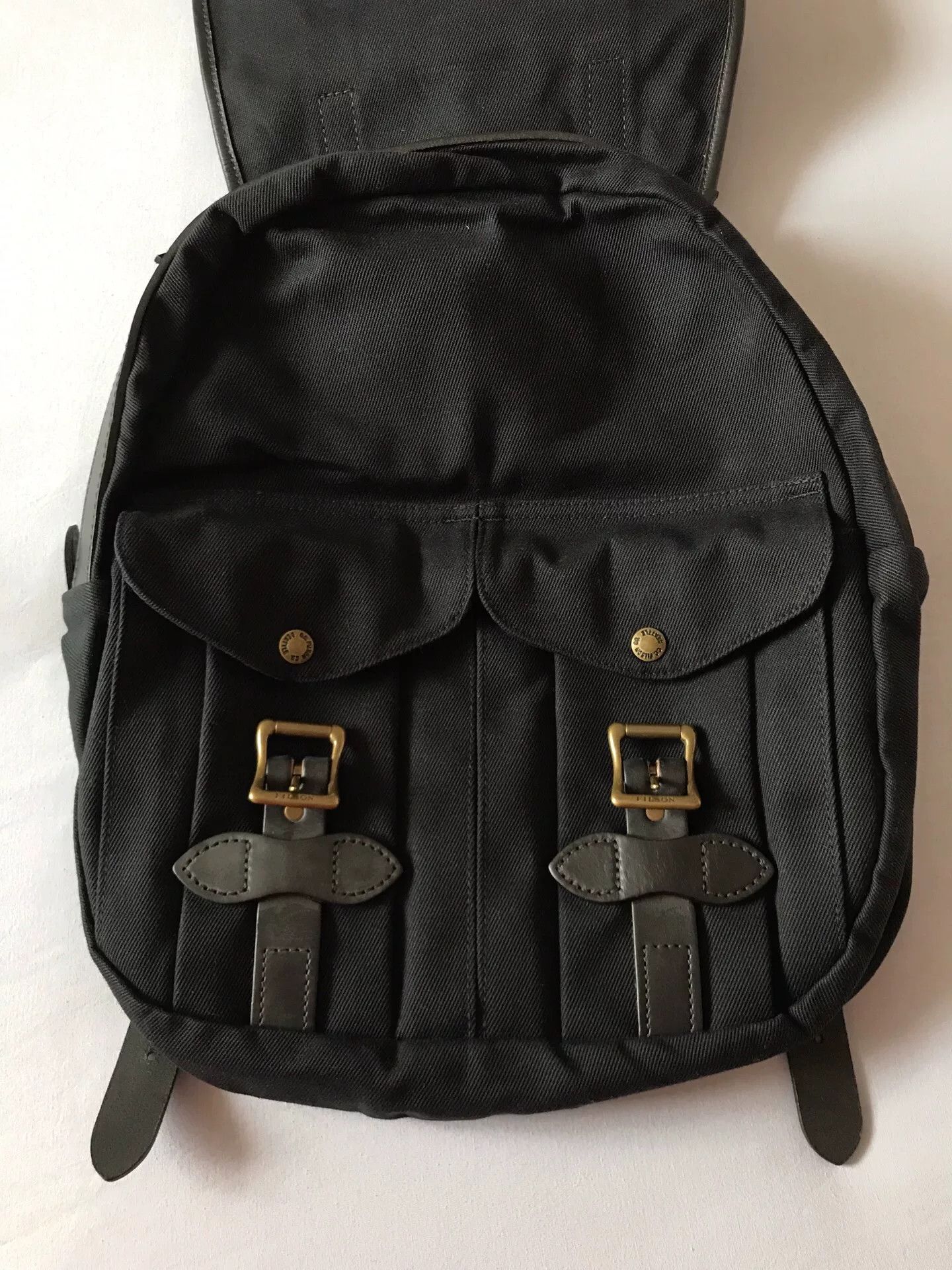 Filson Filson 70262 Black Heavy Canvas Backpack Size ONE SIZE - 4 Thumbnail