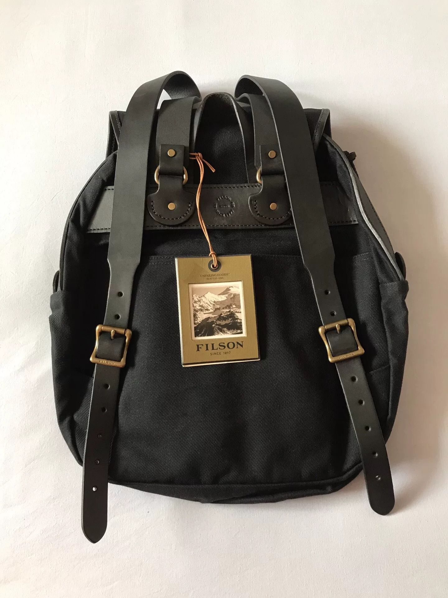 Filson Filson 70262 Black Heavy Canvas Backpack Size ONE SIZE - 2 Thumbnail