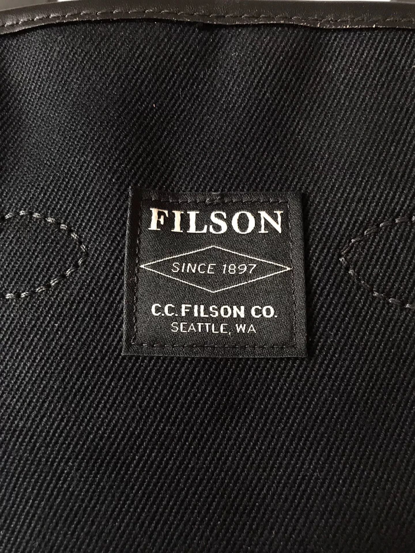 Filson Filson 70262 Black Heavy Canvas Backpack Size ONE SIZE - 6 Thumbnail