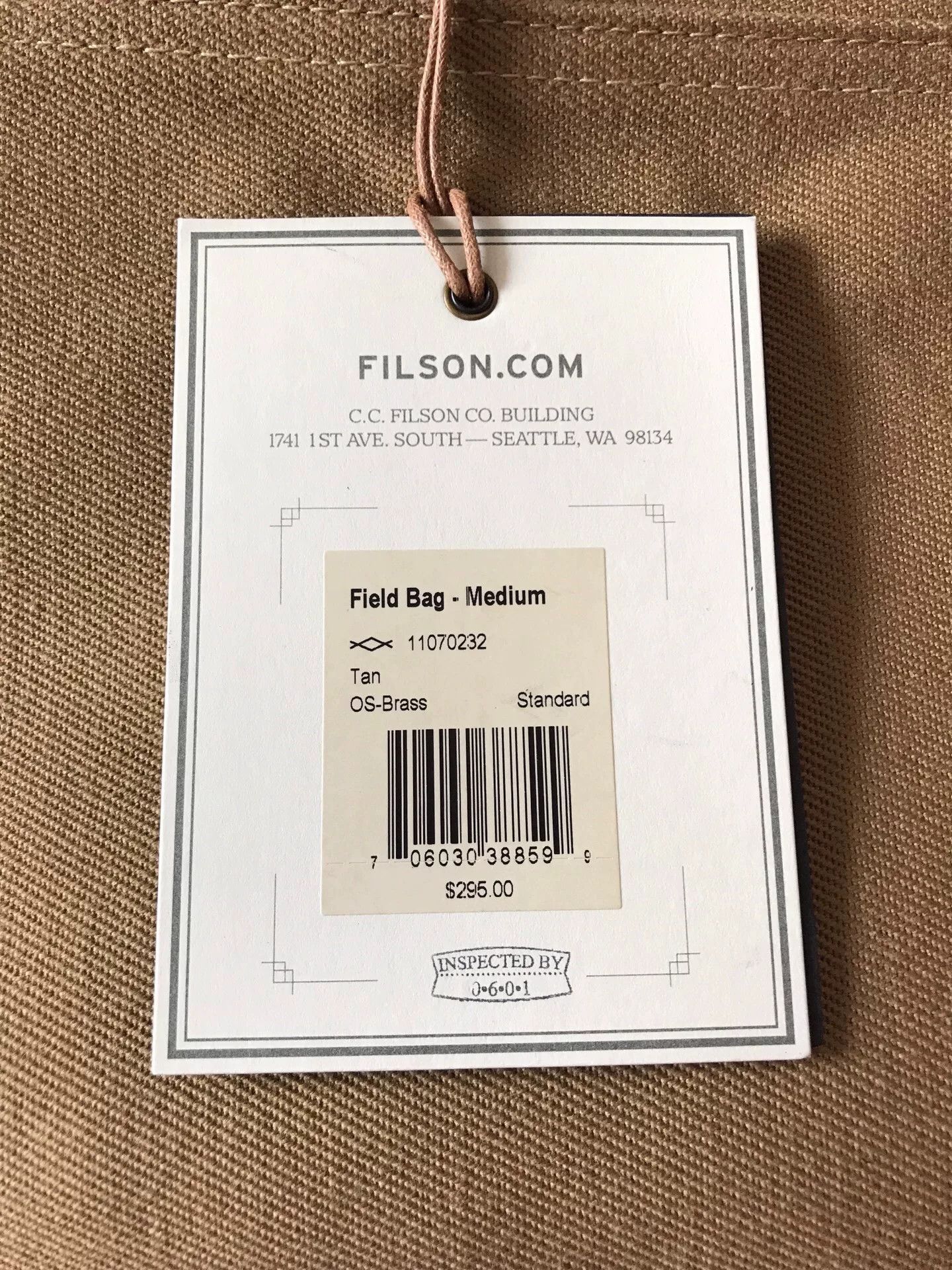 Filson Filson 70232 Heavy Canvas Messenger Bag Size ONE SIZE - 8 Thumbnail