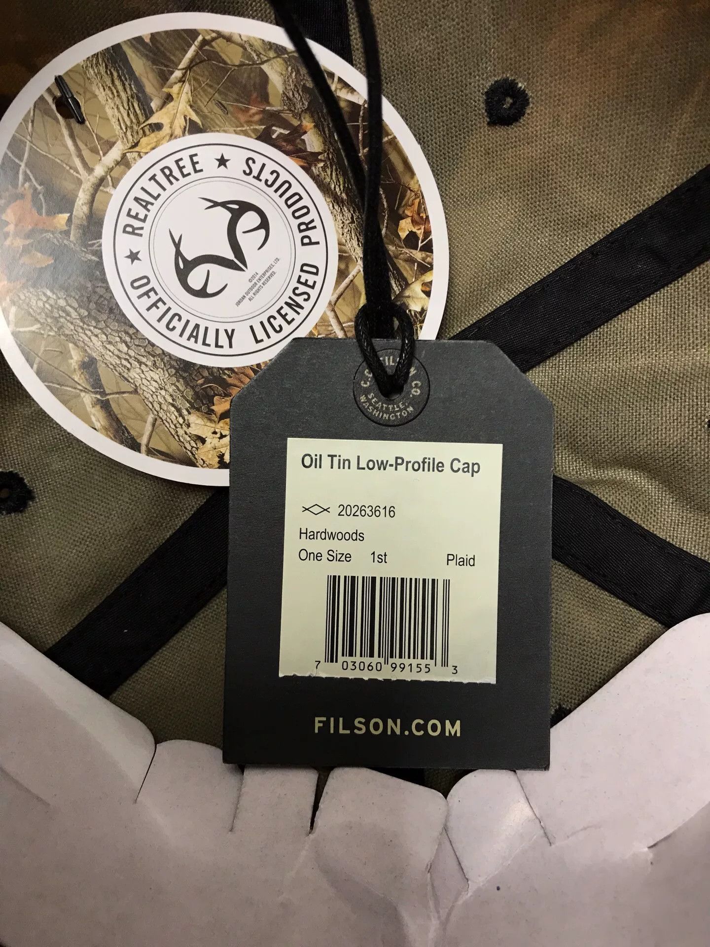 Filson Filson Realtree Oil Wax Canvas Cap Size ONE SIZE - 8 Thumbnail