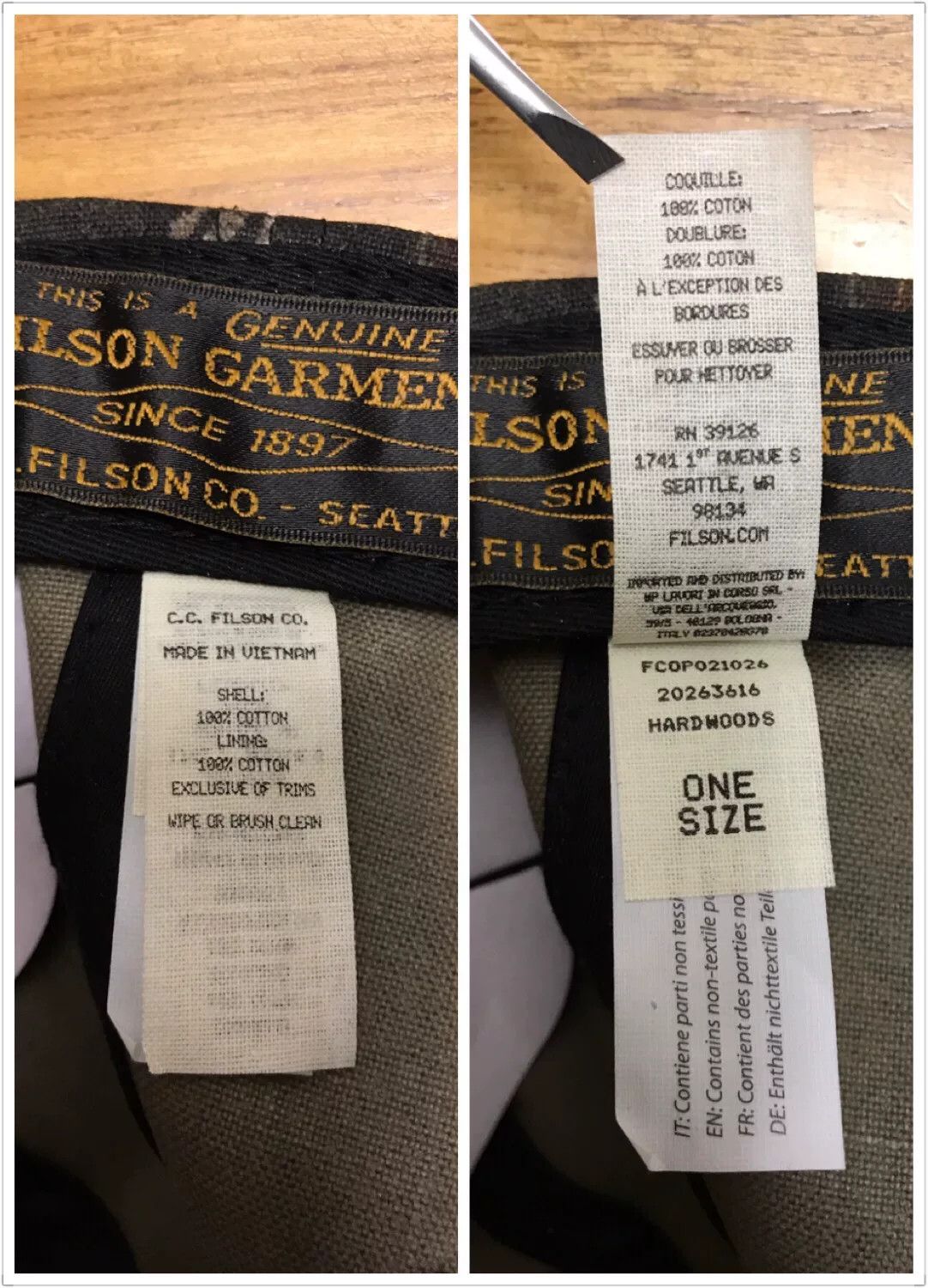 Filson Filson Realtree Oil Wax Canvas Cap Size ONE SIZE - 9 Thumbnail