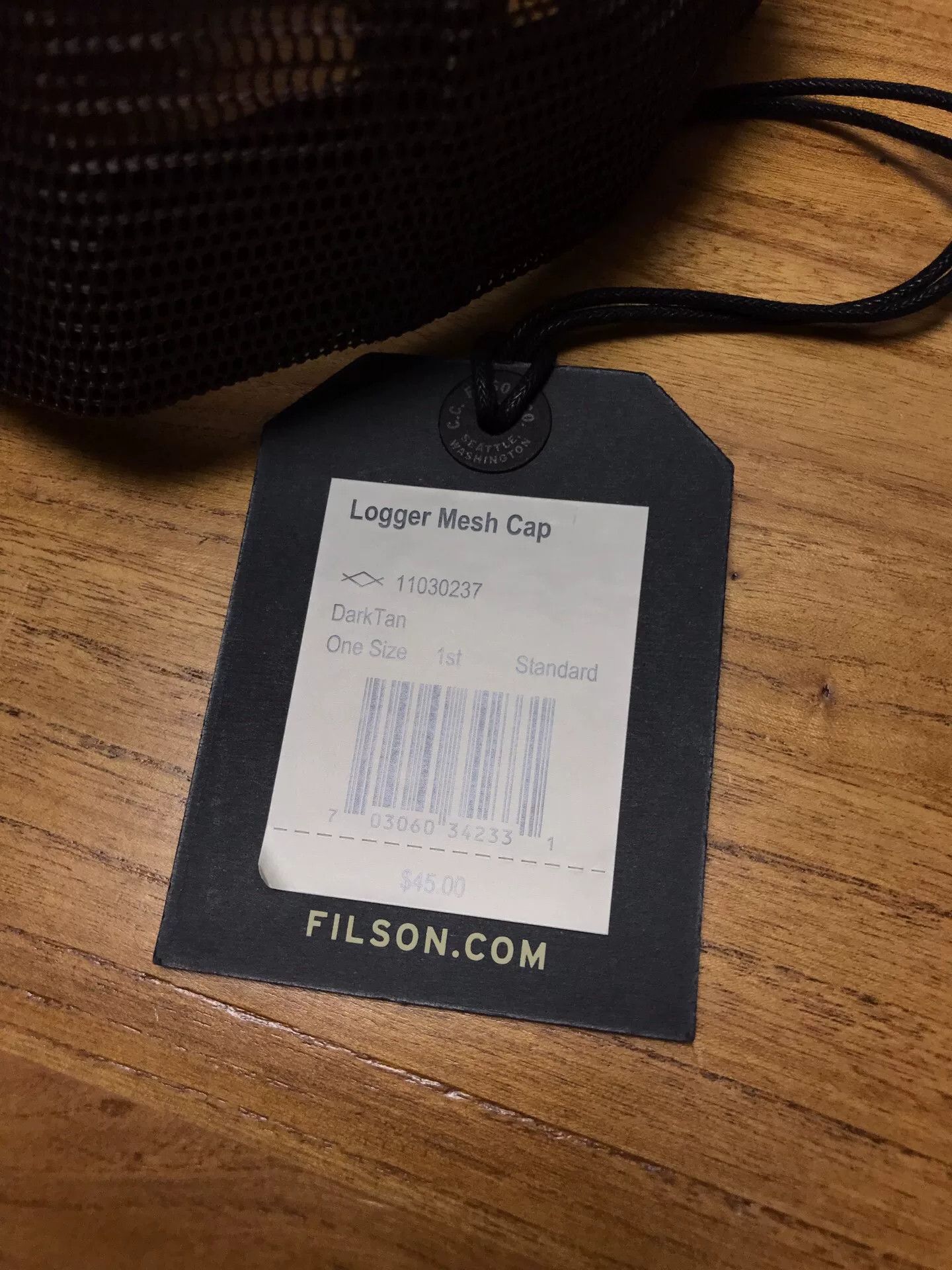 Filson Filson Oil Wax Canvas Mesh Cap Size ONE SIZE - 7 Thumbnail