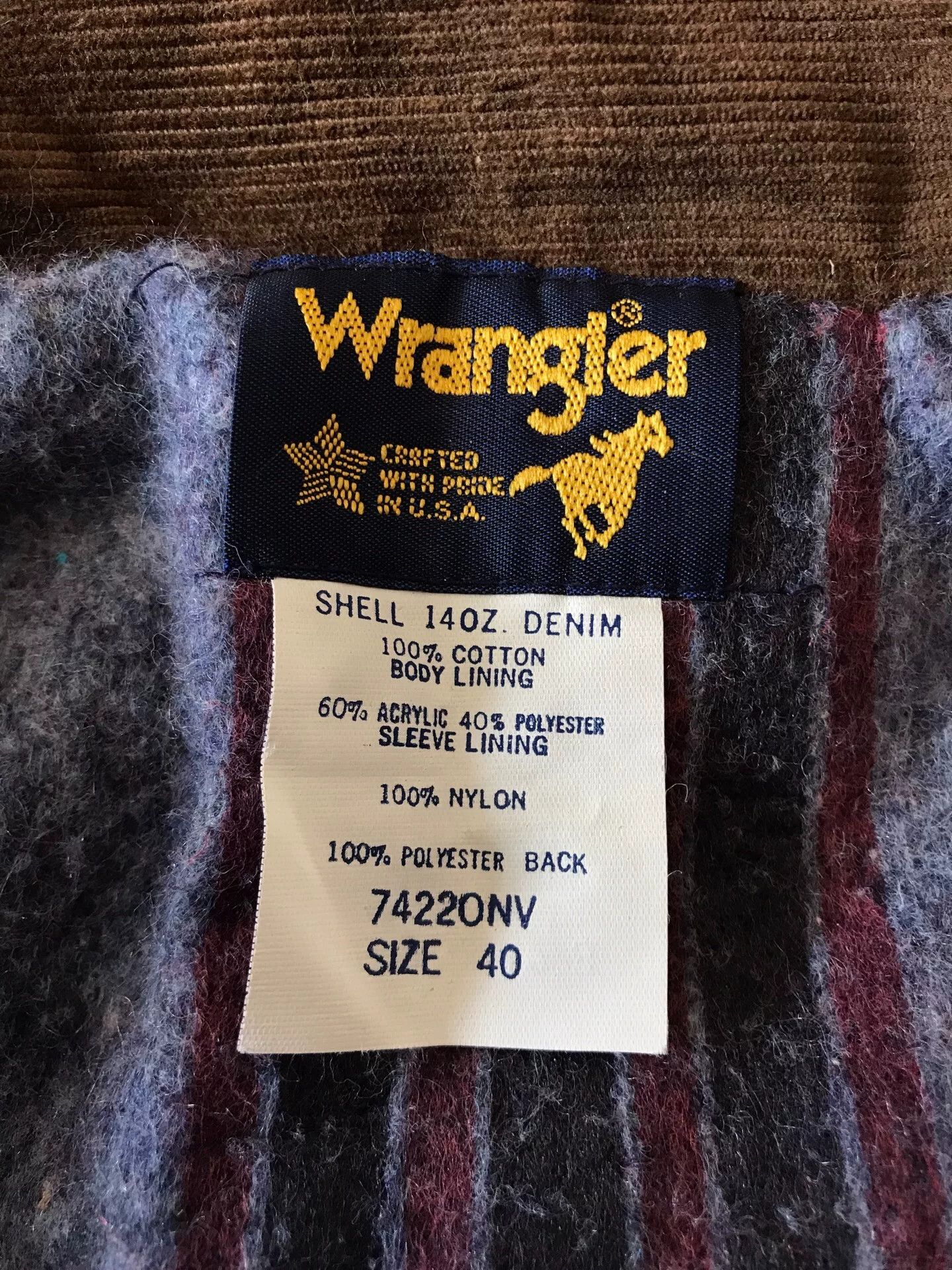 Wrangler 80s Wrangler 74220NV Western Denim Jacket Size US XXS / EU 40 - 9 Thumbnail
