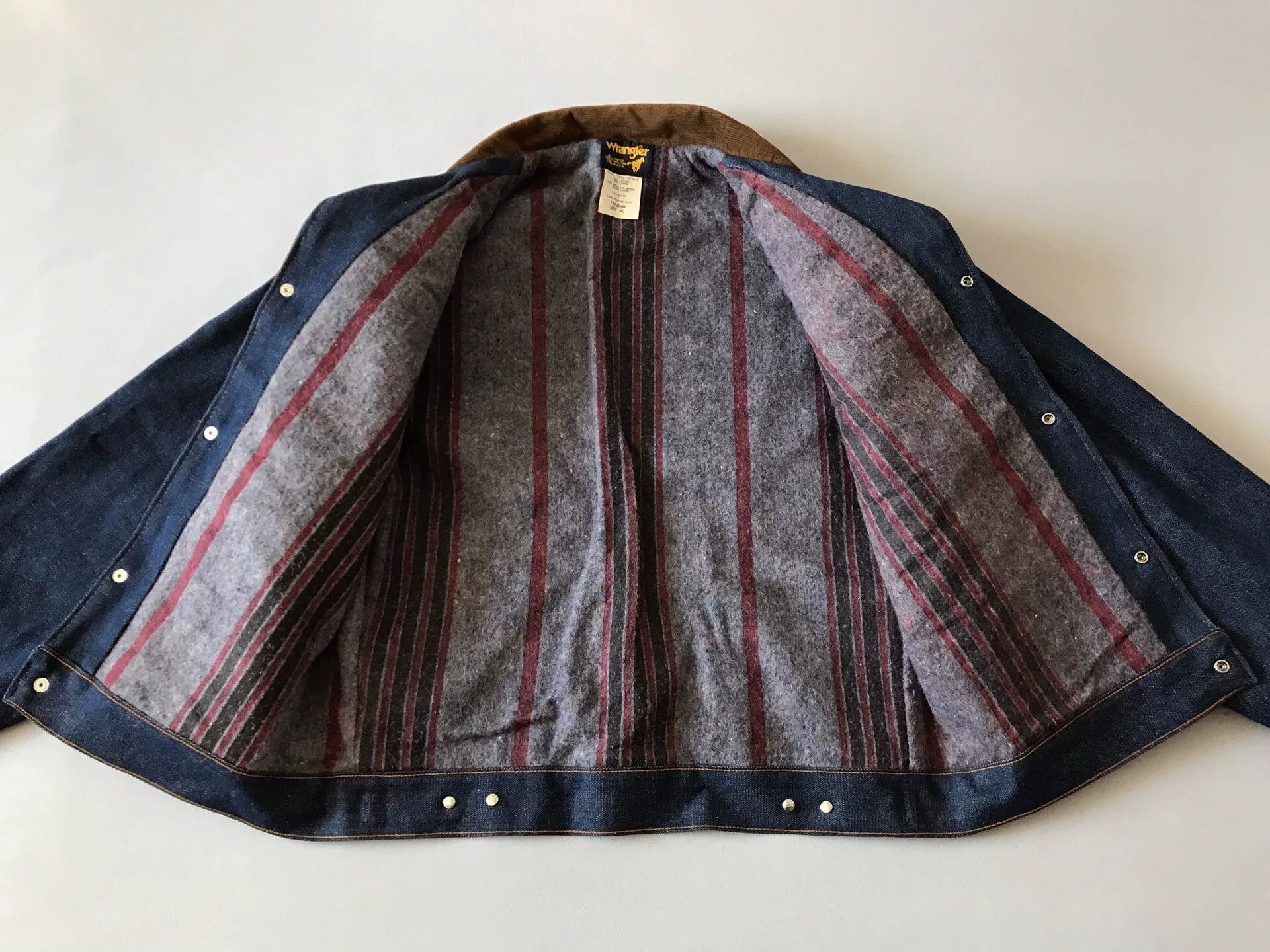 Wrangler 80s Wrangler 74220NV Western Denim Jacket Size US XXS / EU 40 - 3 Thumbnail