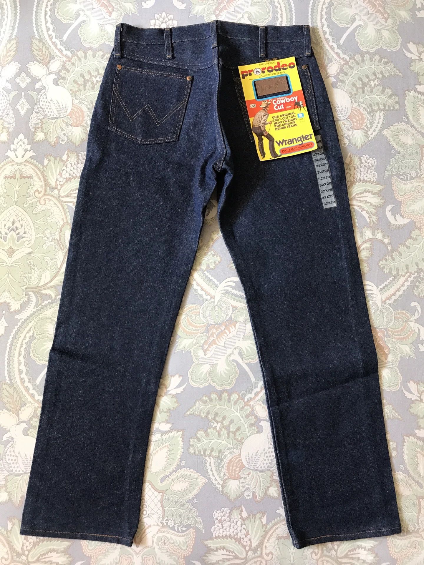 Wrangler 90s Wrangler 13MWZ Raw Denim Jeans Size US 32 / EU 48 - 3 Thumbnail