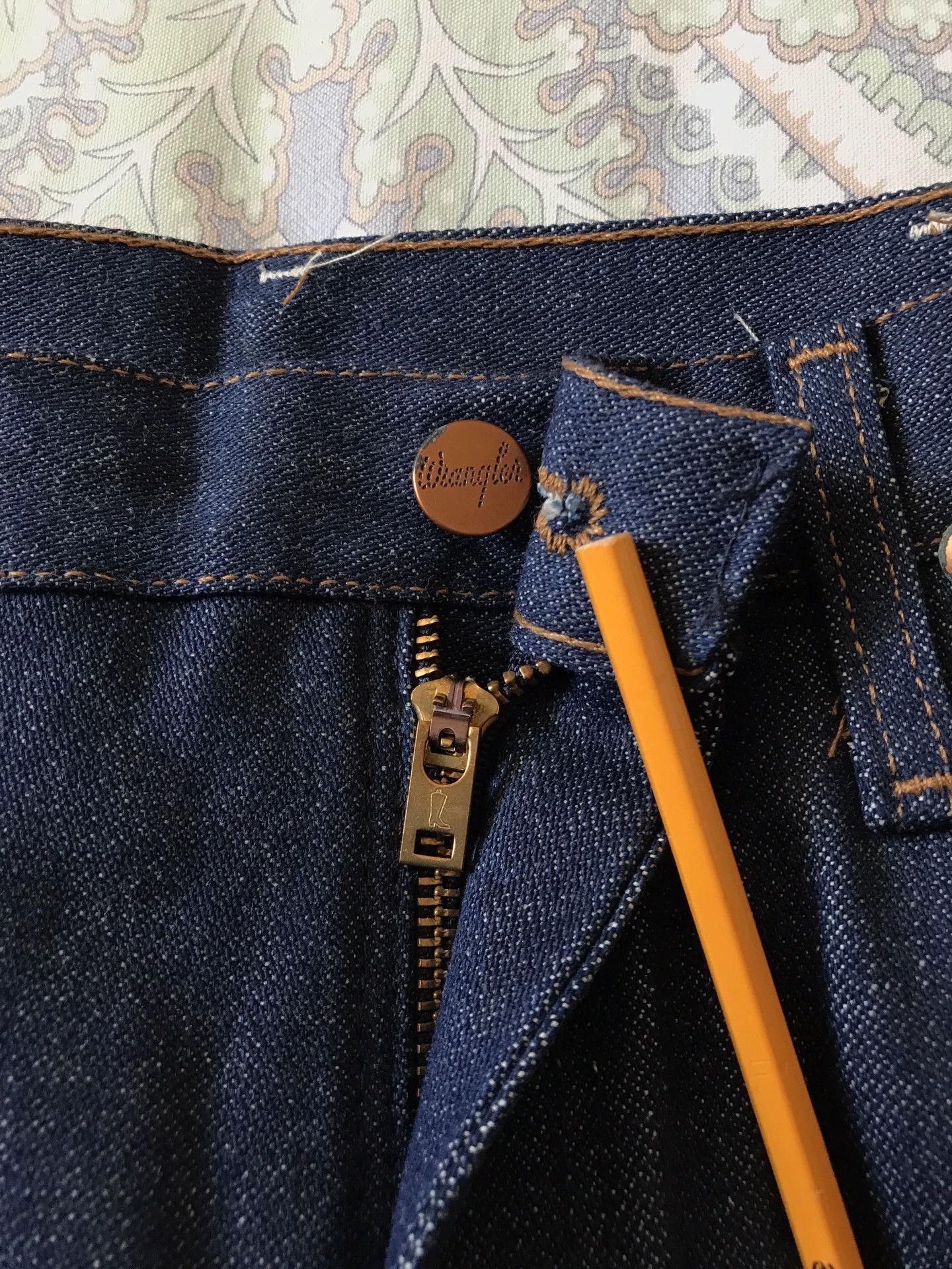Wrangler 90s Wrangler 13MWZ Raw Denim Jeans Size US 32 / EU 48 - 6 Thumbnail
