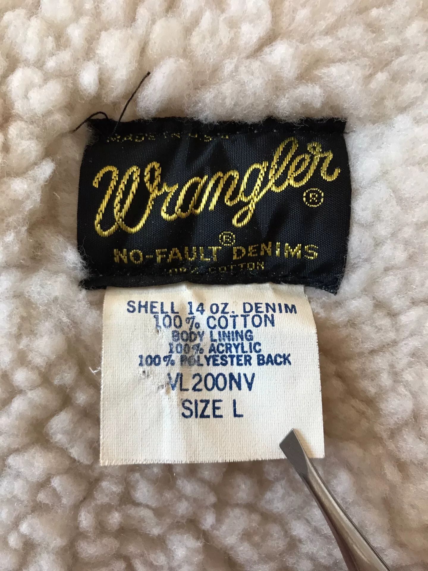 Wrangler 1980s US Wrangler VL200NV Vest Size US L / EU 52-54 / 3 - 8 Thumbnail