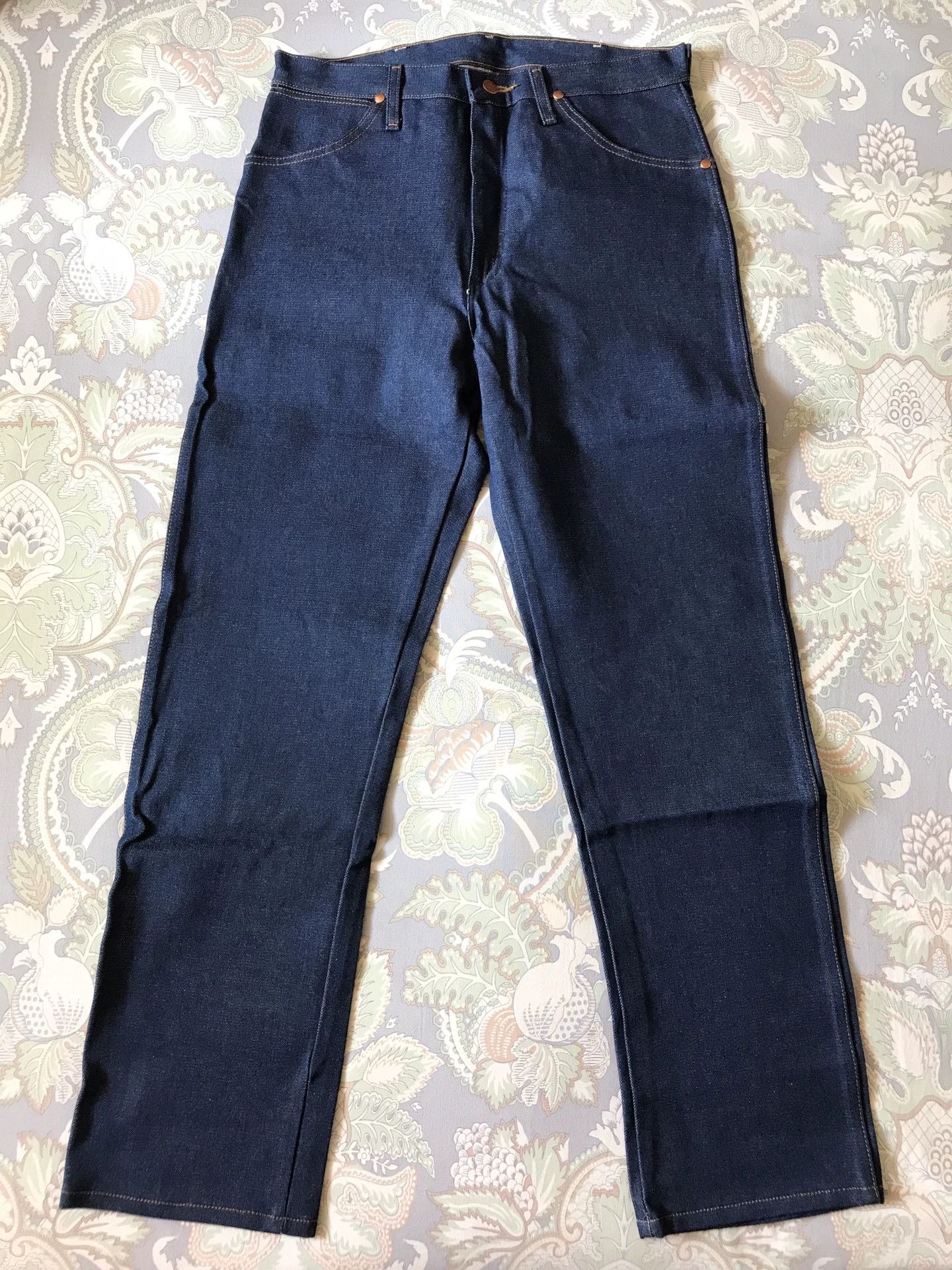 Wrangler Wrangler 13MWZ Raw Denim Jeans W34L32 Size US 34 / EU 50 - 2 Thumbnail