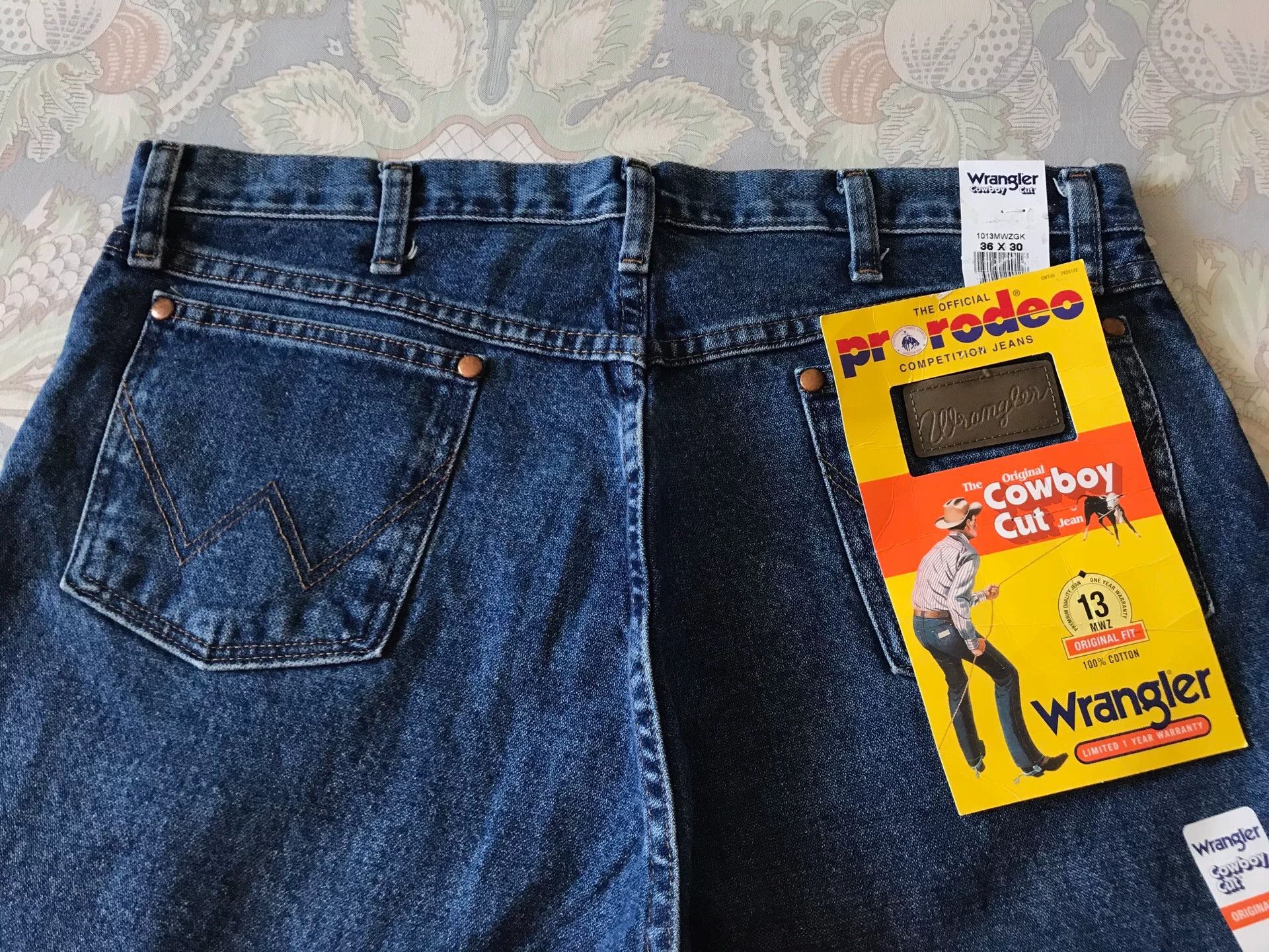 Wrangler Wrangler 13MWZ Jeans W36L30 Size US 36 / EU 52 - 5 Thumbnail