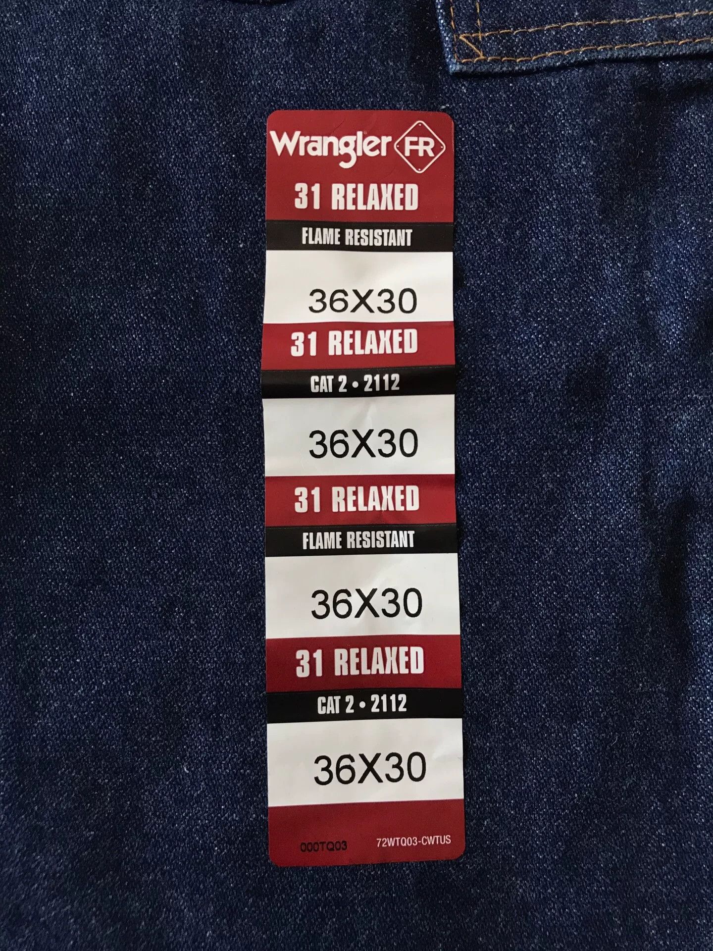 Wrangler Wrangler FR31MWZ Flame Resistant Jeans Size US 36 / EU 52 - 7 Thumbnail