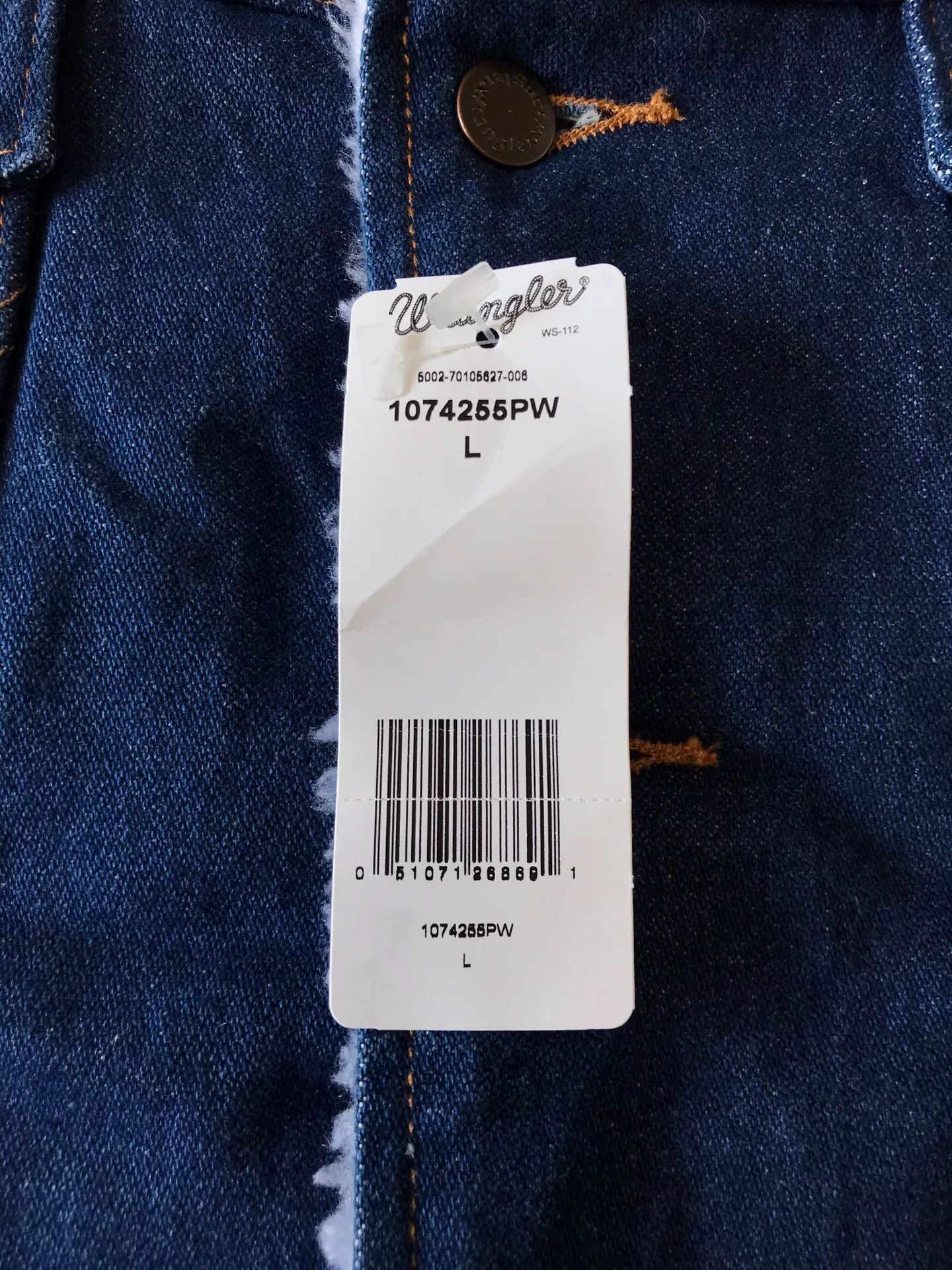Wrangler Wrangler Sherpa Lining Denim Jacket Size US L / EU 52-54 / 3 - 8 Thumbnail
