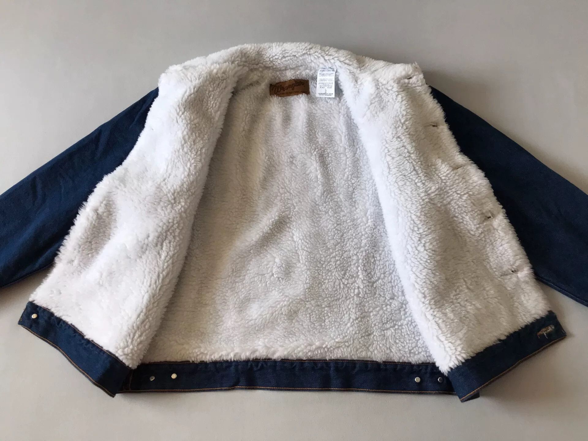 Wrangler Wrangler Sherpa Lining Denim Jacket Size US L / EU 52-54 / 3 - 3 Thumbnail