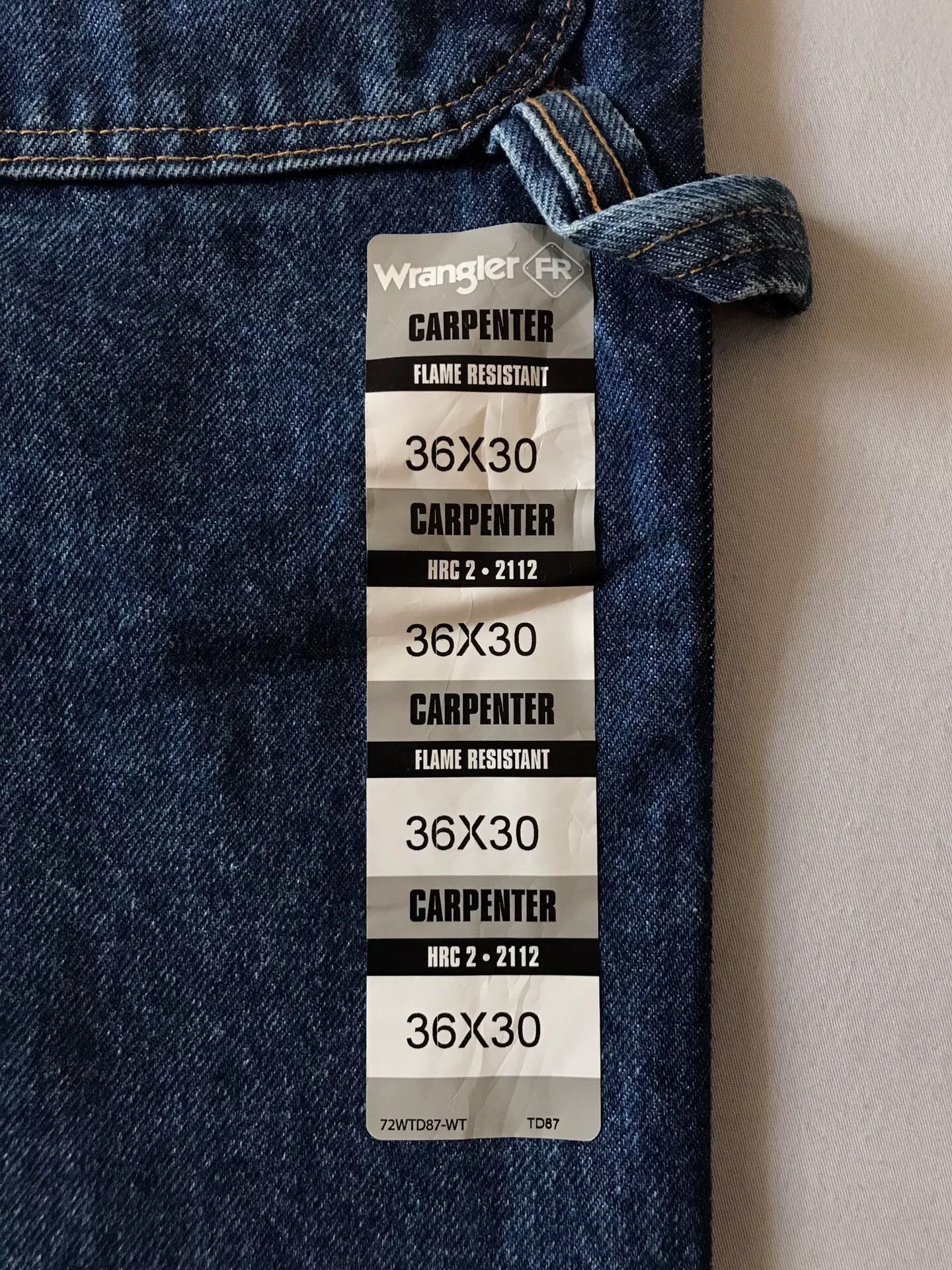 Wrangler Wrangler FR3W020 Flame-Resistant Jeans Size US 36 / EU 52 - 7 Thumbnail