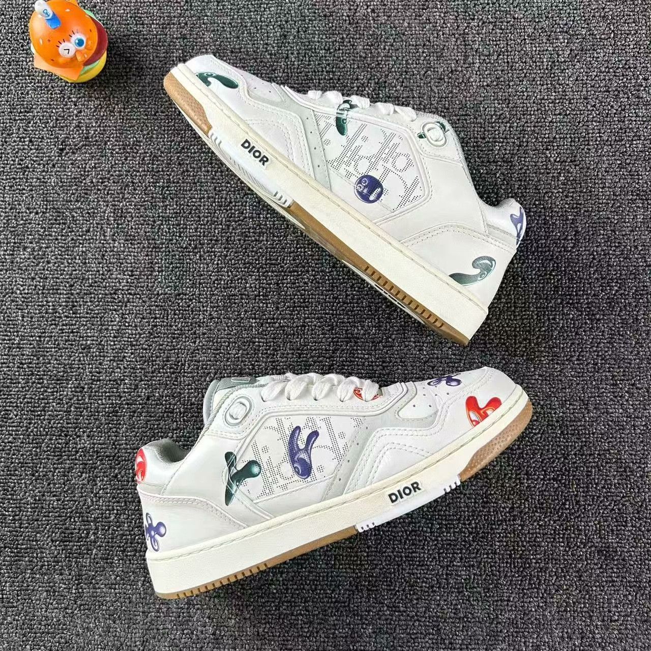 Dior Dior Collab Lowtop Sneakers 27 Women Size US 8 / IT 38 - 4 Thumbnail