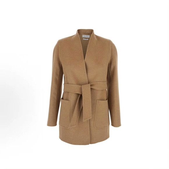 Max Mara Max Mara Brown Coat 25 Women Size XS / US 0-2 / IT 36-38 - 9 Thumbnail