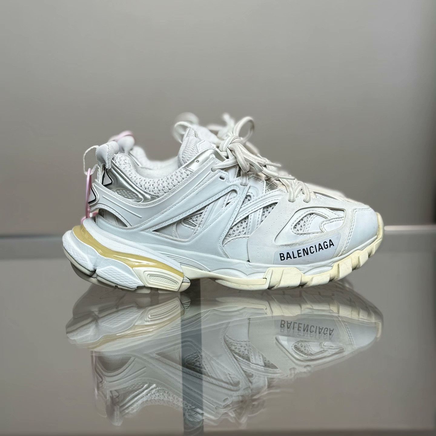 Balenciaga Balenciaga White Lowtop Sneakers 36 Women Size US 6 / IT 36 - 3 Thumbnail