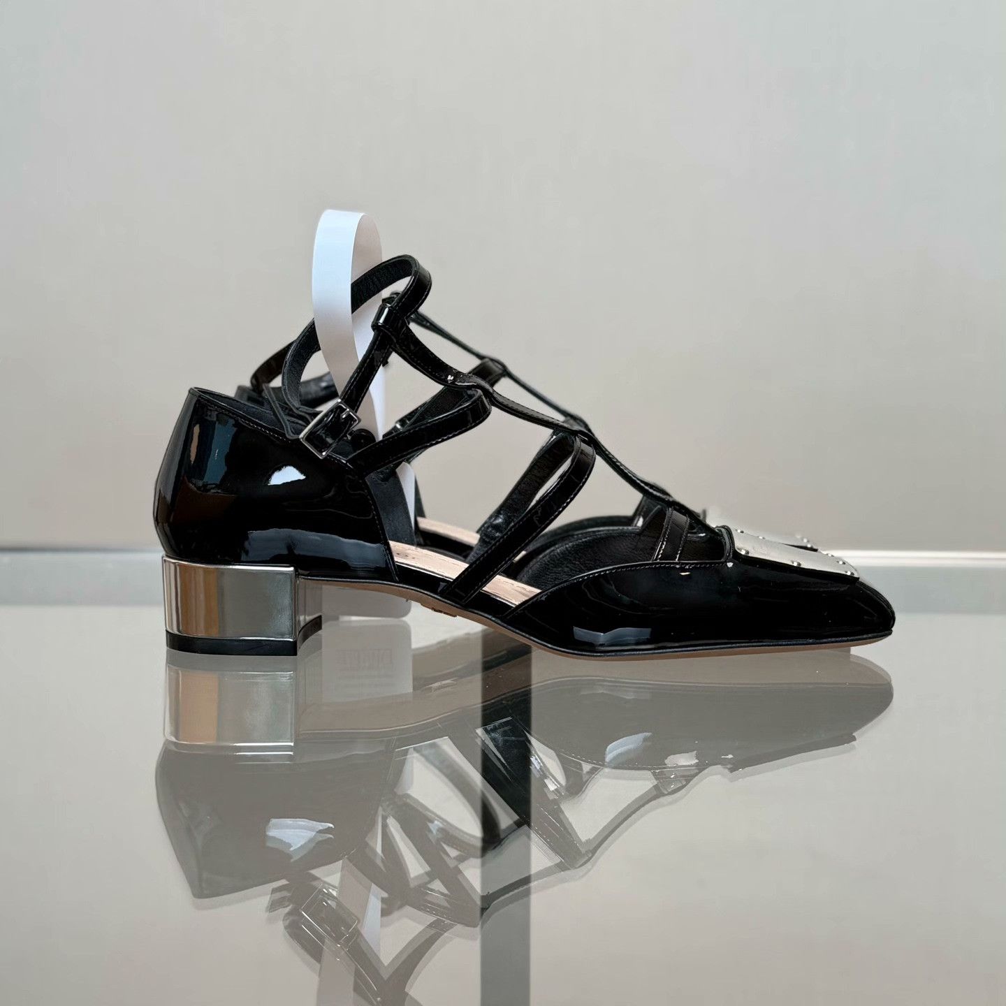 Dior Dior Patent Black Sandals 36 Women Size US 6 / IT 36 - 3 Thumbnail