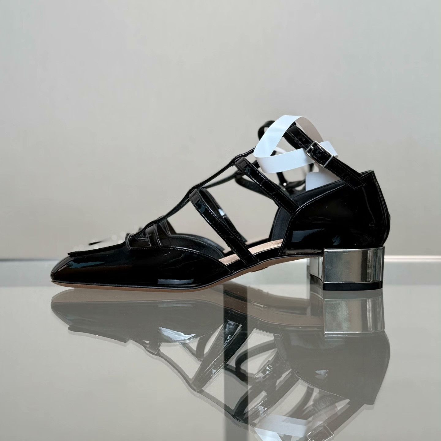 Dior Dior Patent Black Sandals 36 Women Size US 6 / IT 36 - 5 Thumbnail