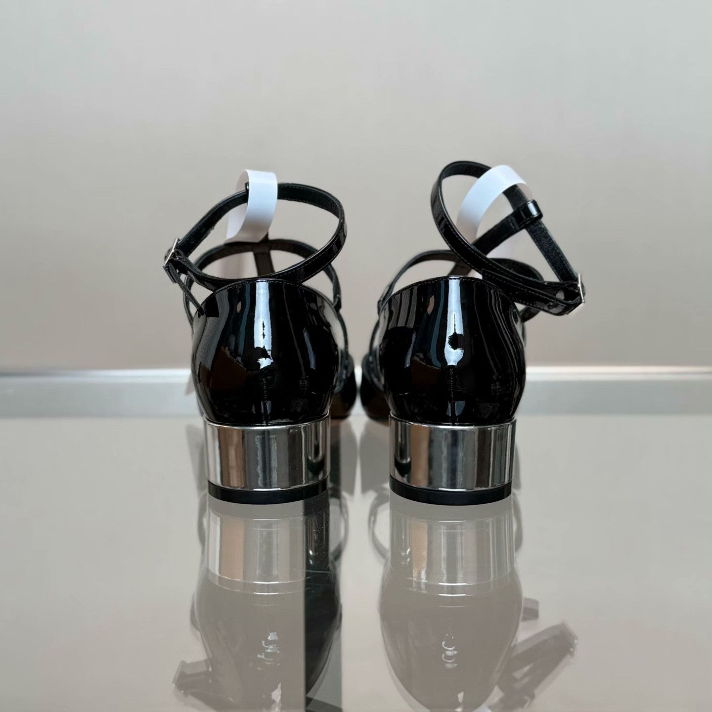 Dior Dior Patent Black Sandals 36 Women Size US 6 / IT 36 - 4 Thumbnail