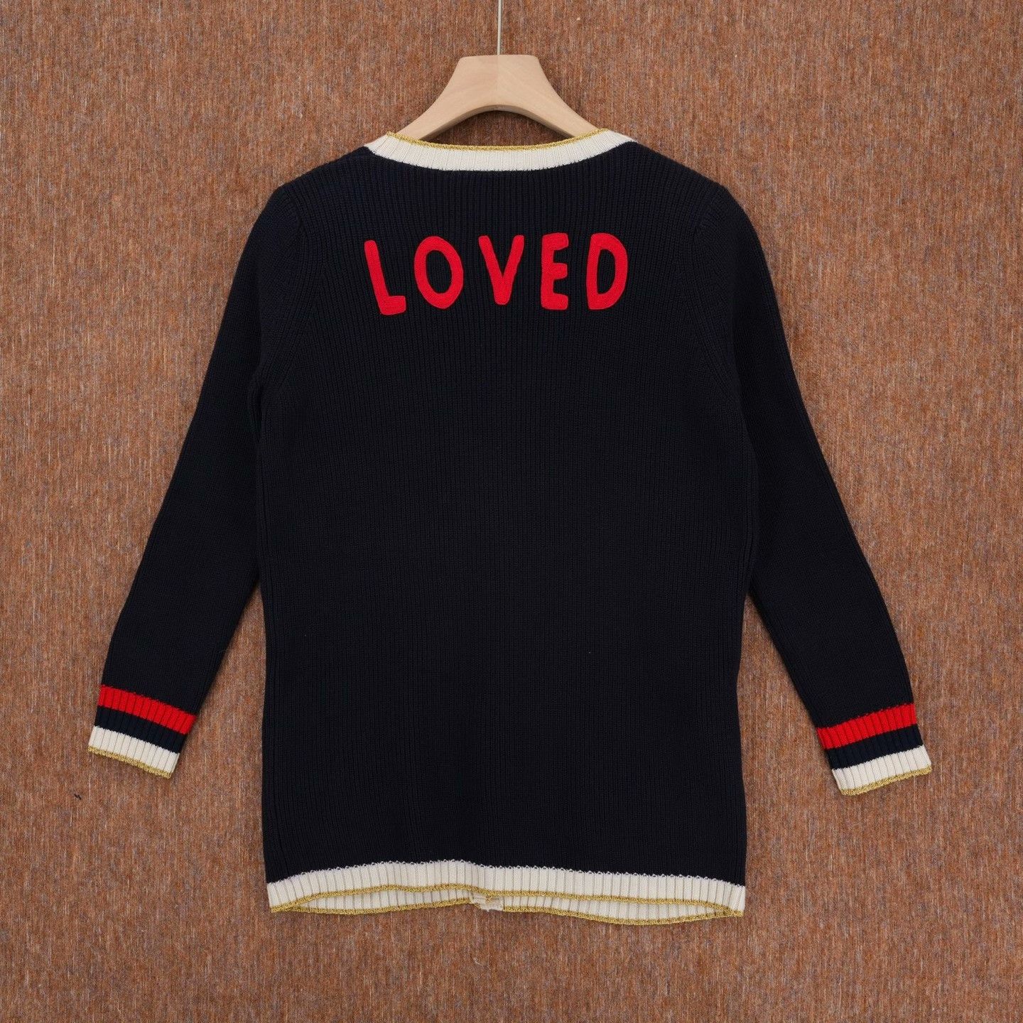 Gucci Gucci Knit Blue Sweater S Women Size S / US 4 / IT 40 - 2 Thumbnail