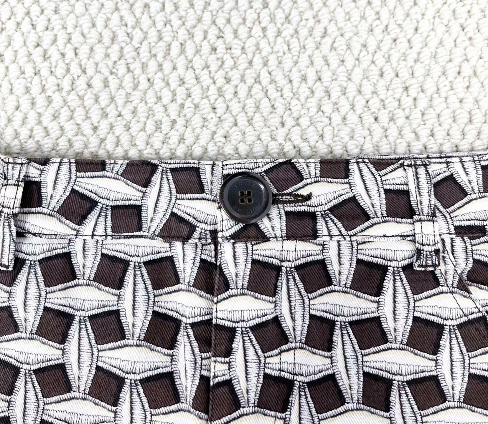 Louis Vuitton Louis Vuitton Retro Embroidered Yellow Casual Pants 40 Men Size US 40 / EU 56 - 5 Thumbnail