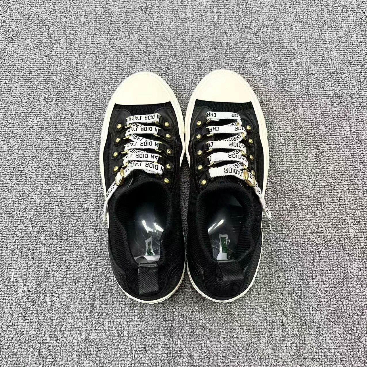 Dior Dior Black Hitop Sneakers 36 Women Size US 6 / IT 36 - 4 Thumbnail
