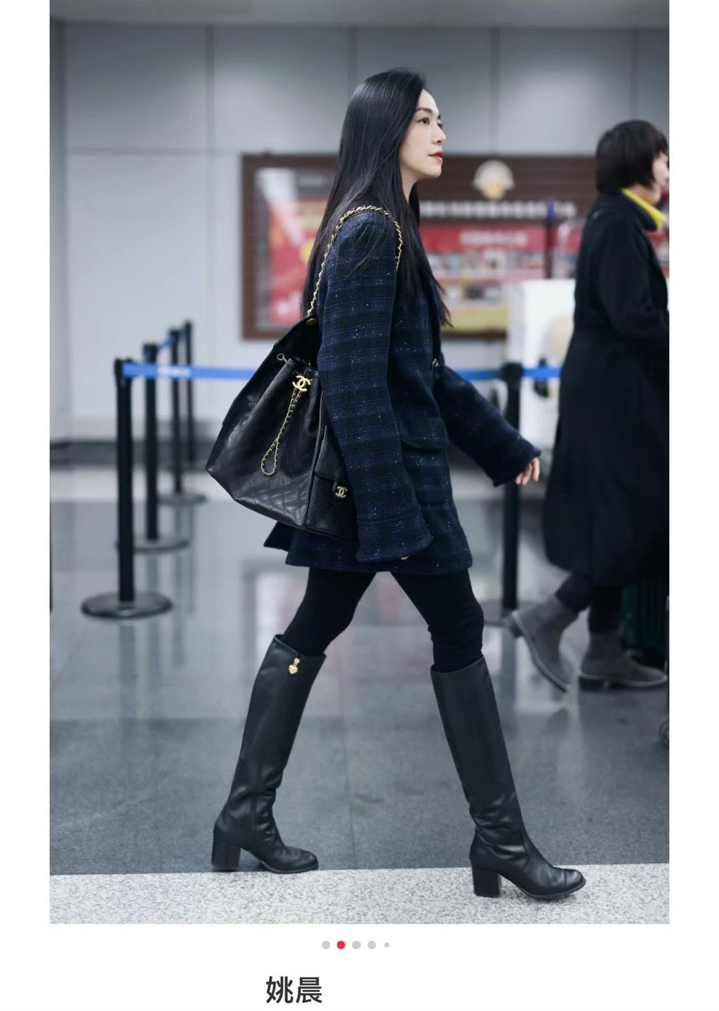 Chanel Chanel Black Boots 35.5 Women Size US 5 / IT 35 - 7 Thumbnail