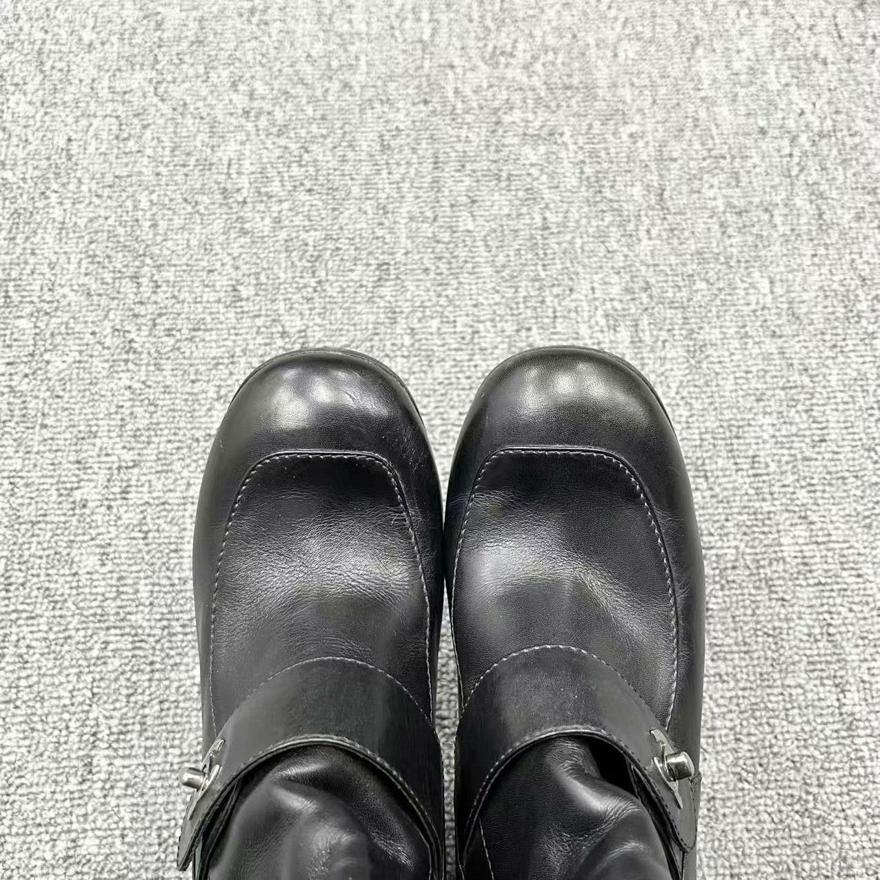 Chanel Chanel Black Boots 35.5 Women Size US 5 / IT 35 - 3 Thumbnail
