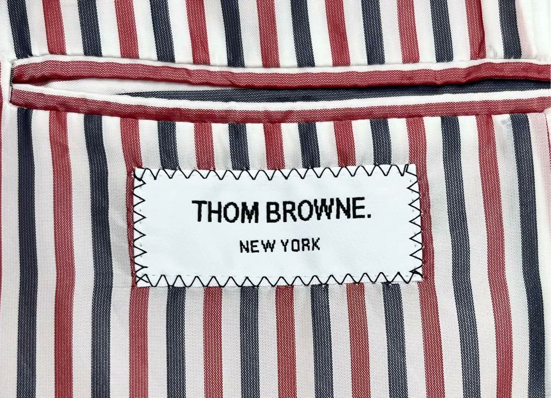 Thom Browne Thom Browne Retro Embroidered Brown Suit 35.5 Men Size 40R - 4 Thumbnail