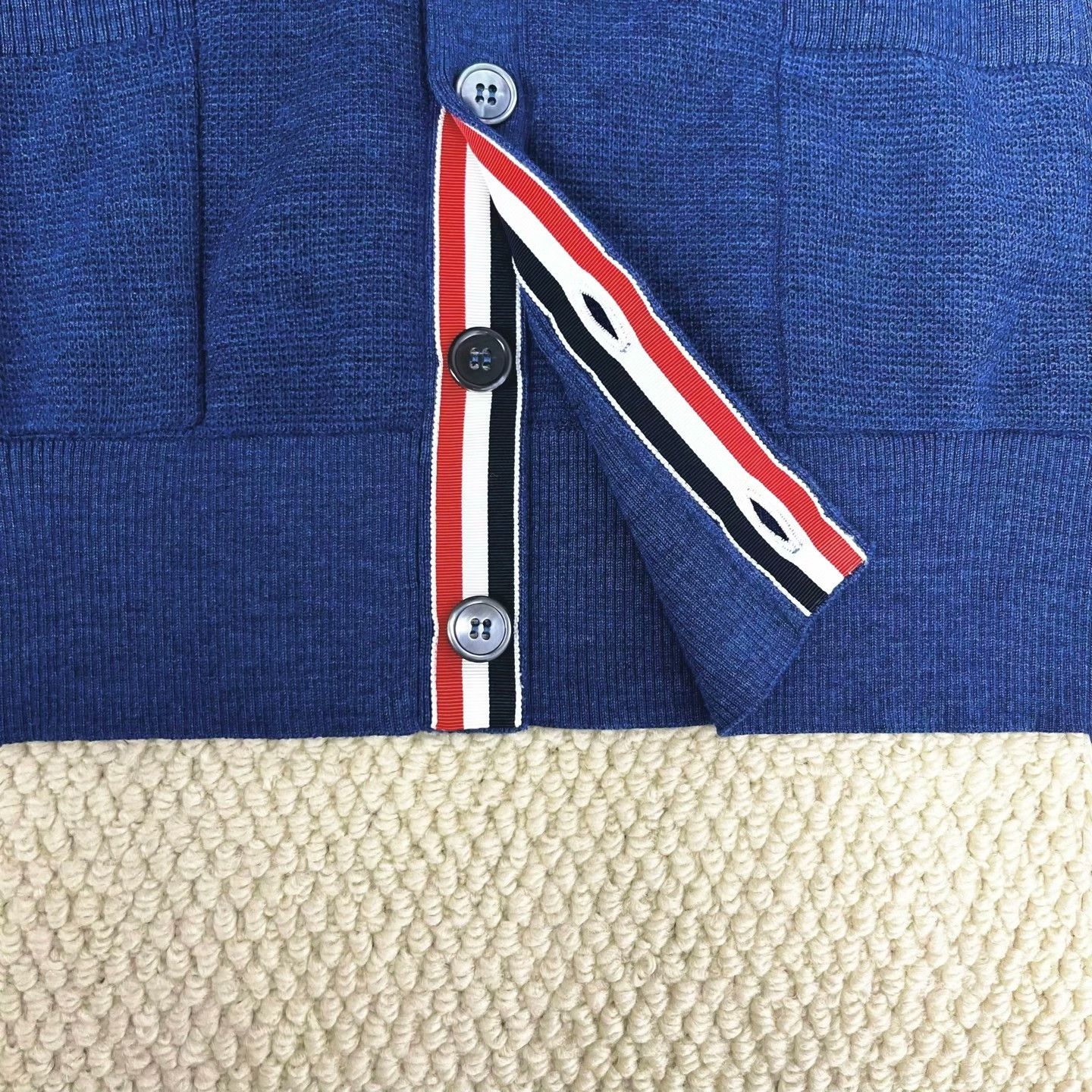 Thom Browne Thom Browne Striped Blue Sweater S Women Size S / US 4 / IT 40 - 5 Thumbnail