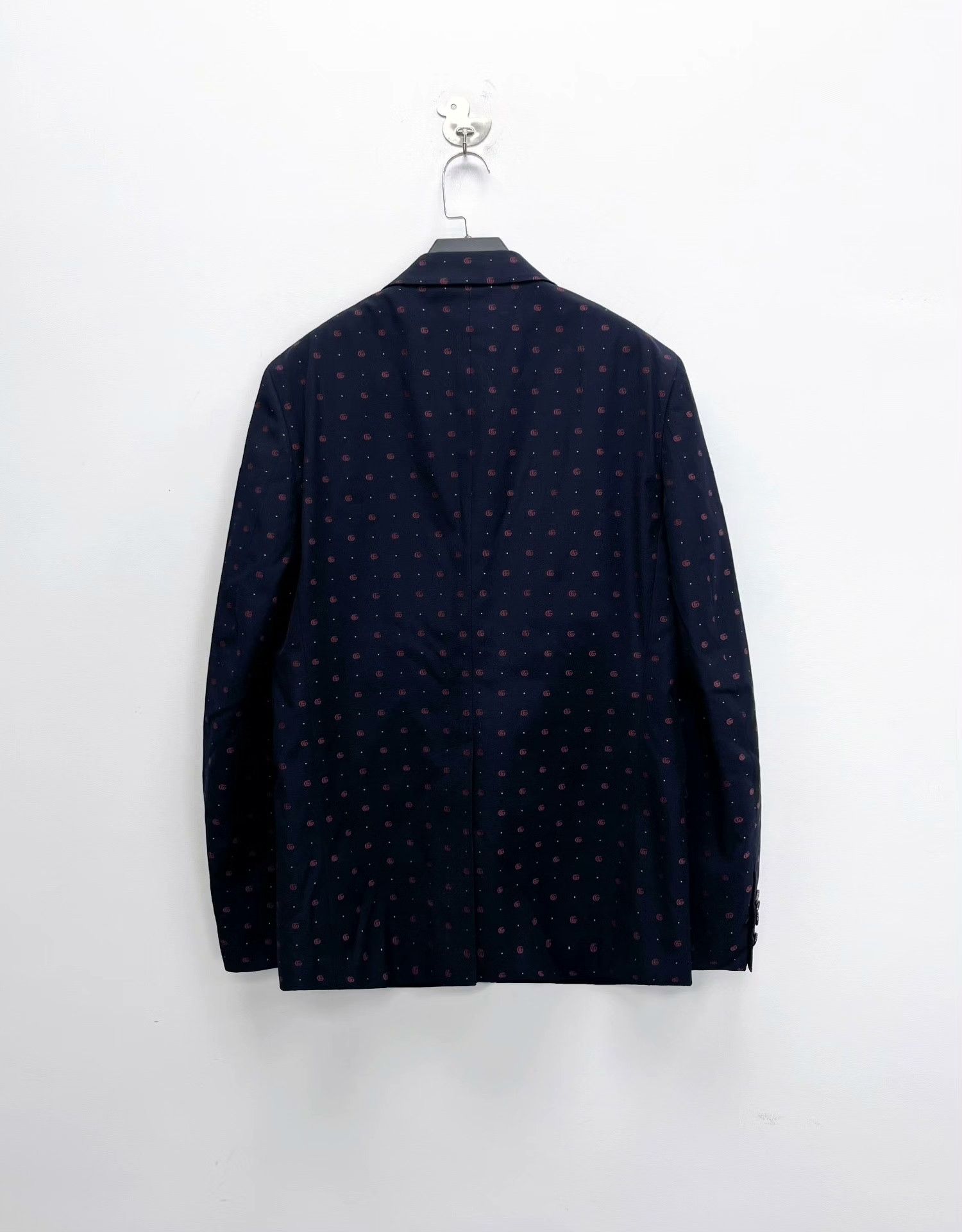 Gucci Gucci Retro Embroidered Blue Suit S Men Size 40R - 2 Thumbnail