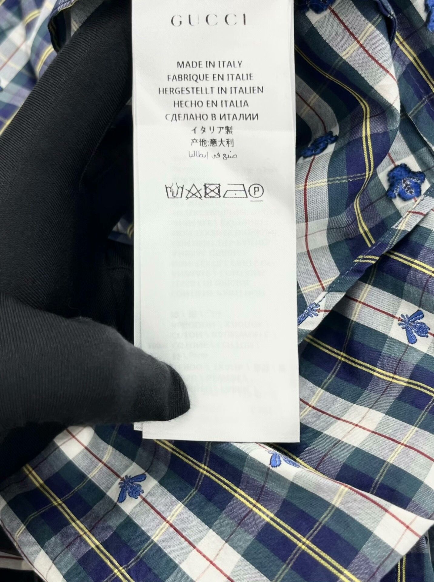 Gucci Gucci Retro Plaid Multi Shirt 39 Men Size US M / EU 48-50 / 2 - 4 Thumbnail