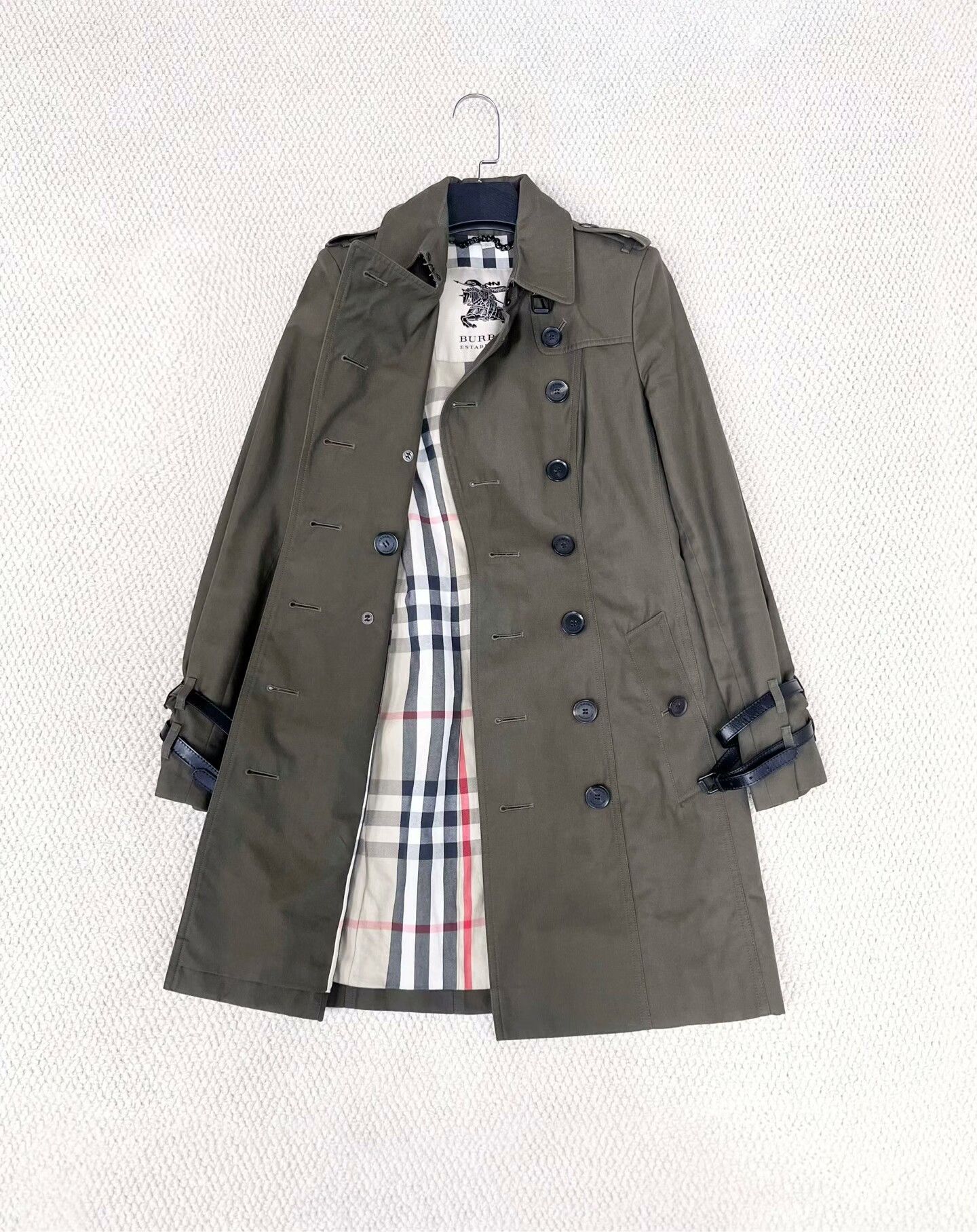 Burberry Burberry Plaid Multi Coat 4 Women Size XS / US 0-2 / IT 36-38 - 5 Thumbnail