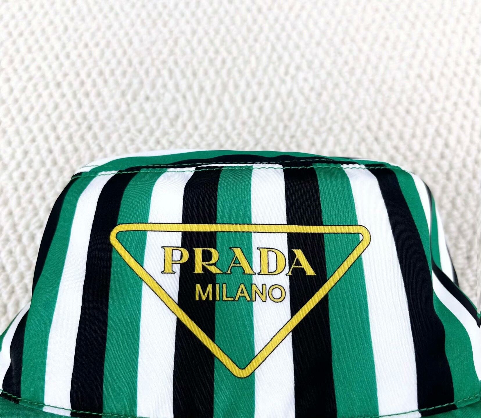 Prada Prada Nylon Striped Multi Hat S Men Size ONE SIZE - 3 Thumbnail