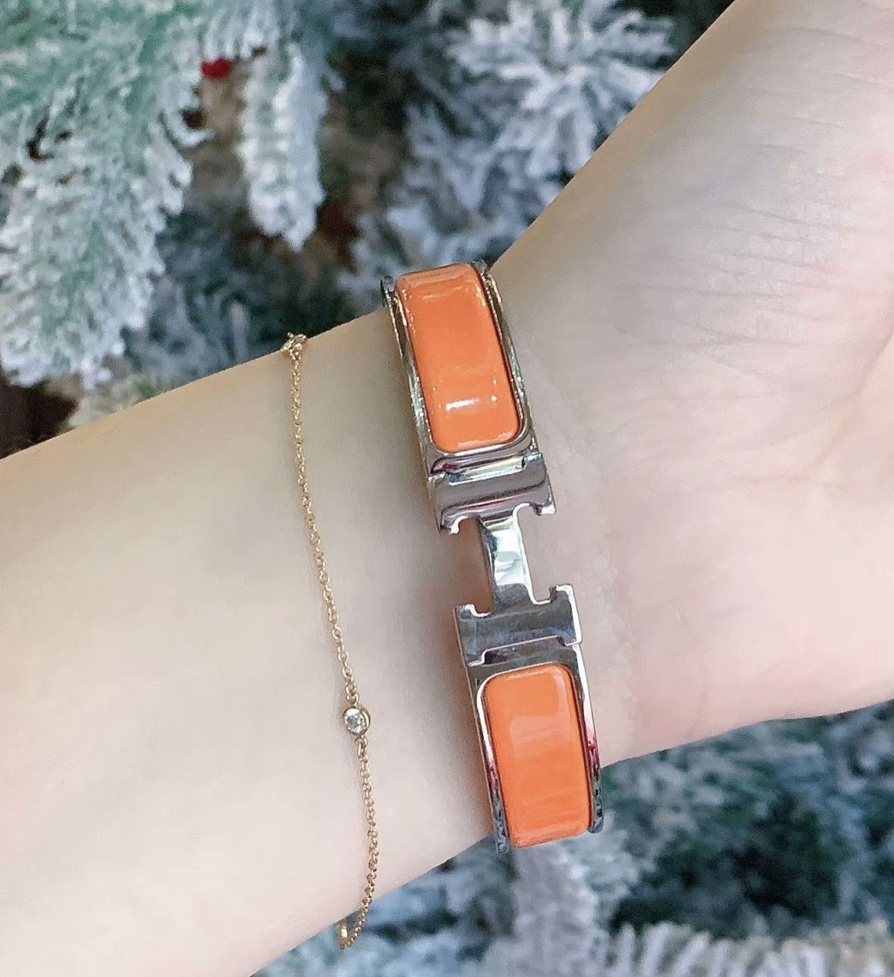 Hermes Hermes Orange Jewelry S Men Size ONE SIZE - 7 Thumbnail