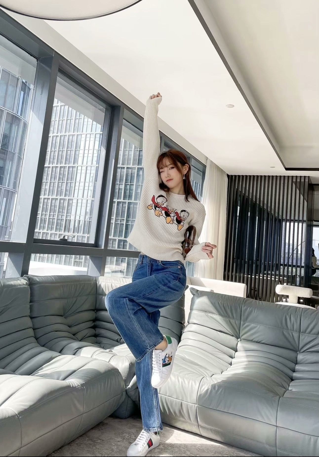 Gucci Gucci Collab White Sweater XXL Women Size XXL / US 16-18 / IT 52-54 - 8 Thumbnail